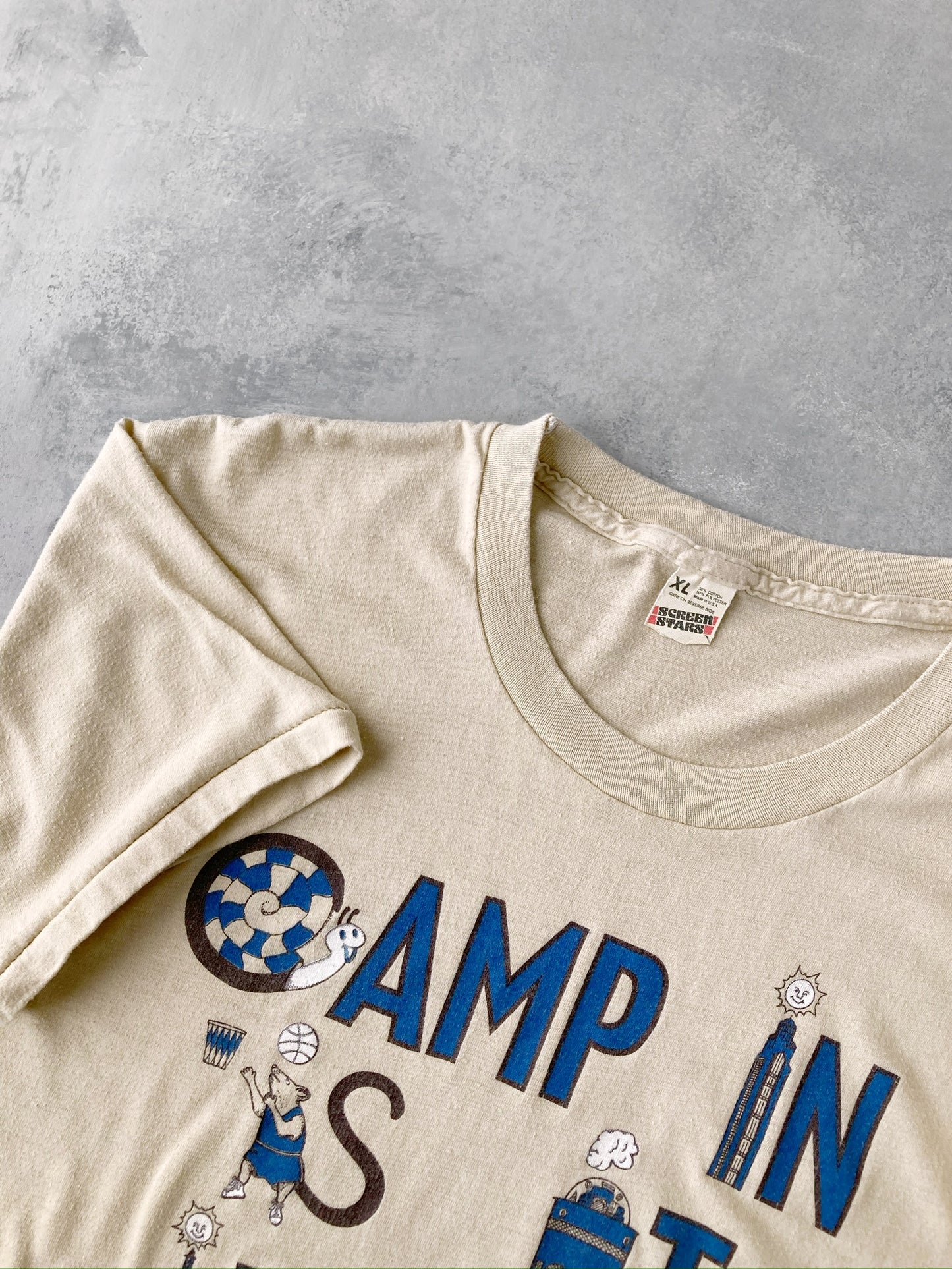 Science and Industry Camp T-shirt 80's - Large