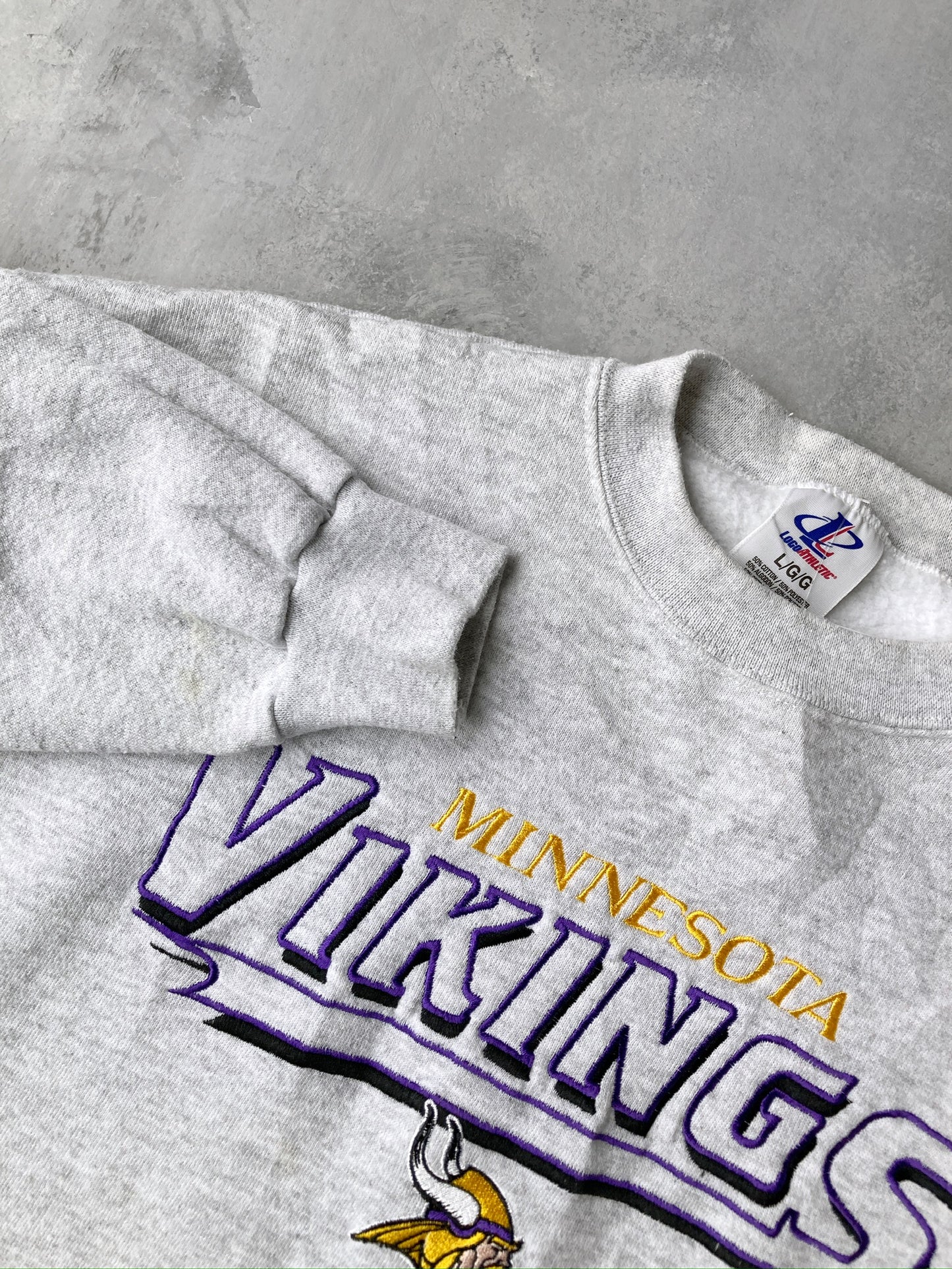 Minnesota Vikings Sweatshirt 90's - Large