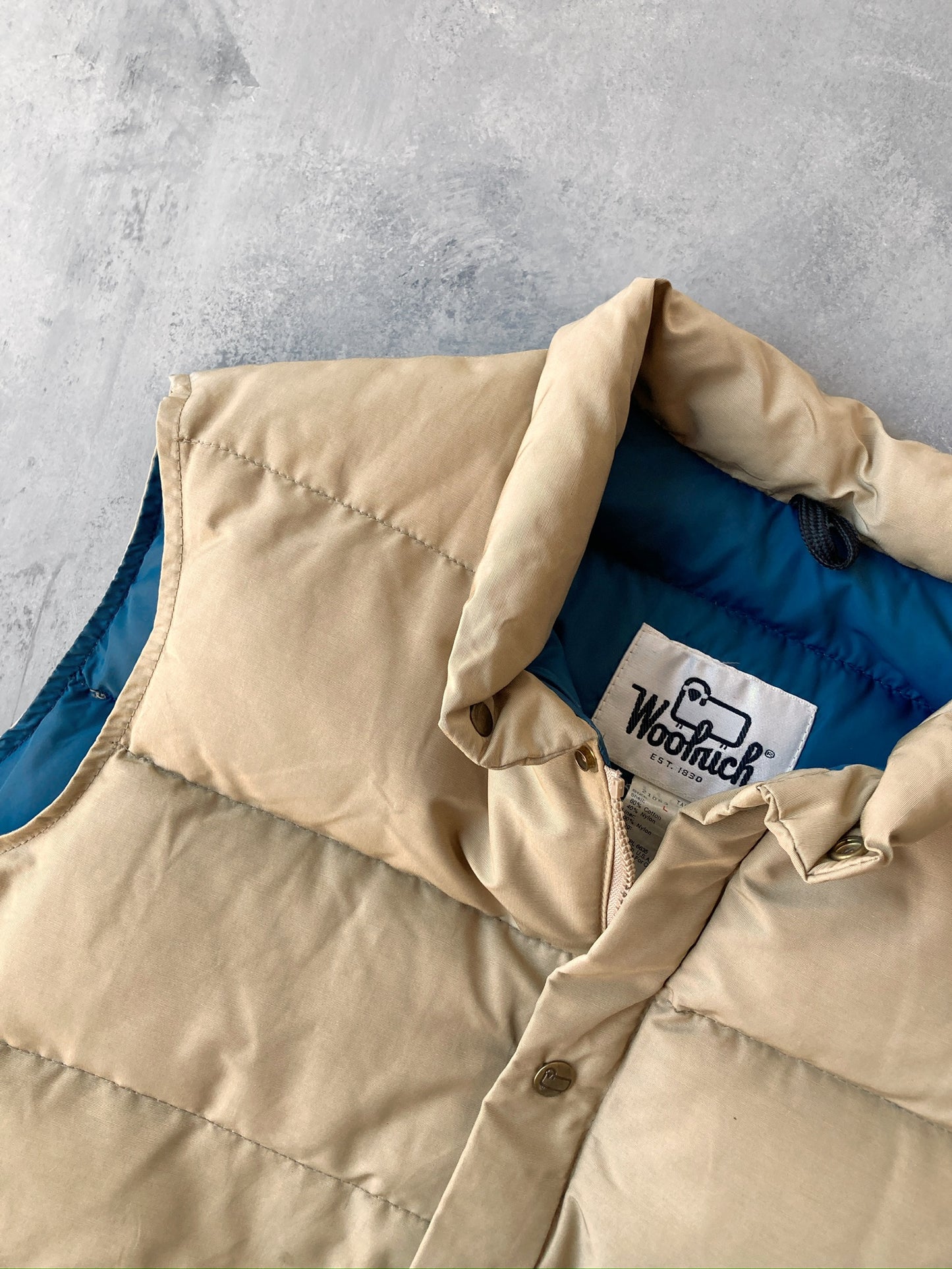 Woolrich Puffer Vest 80's - Large