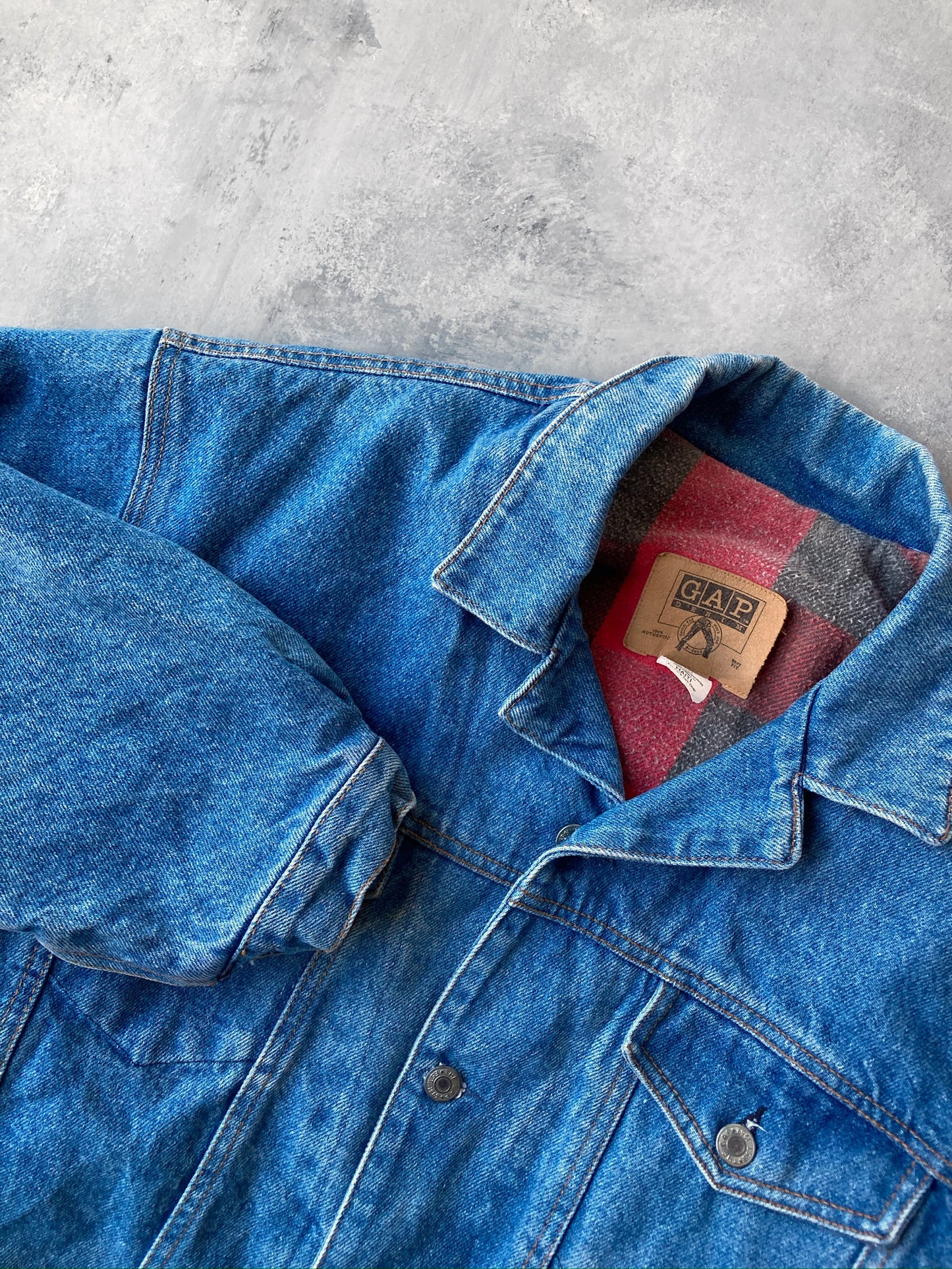 Blanket Lined Trucker Jacket 90’s - Large