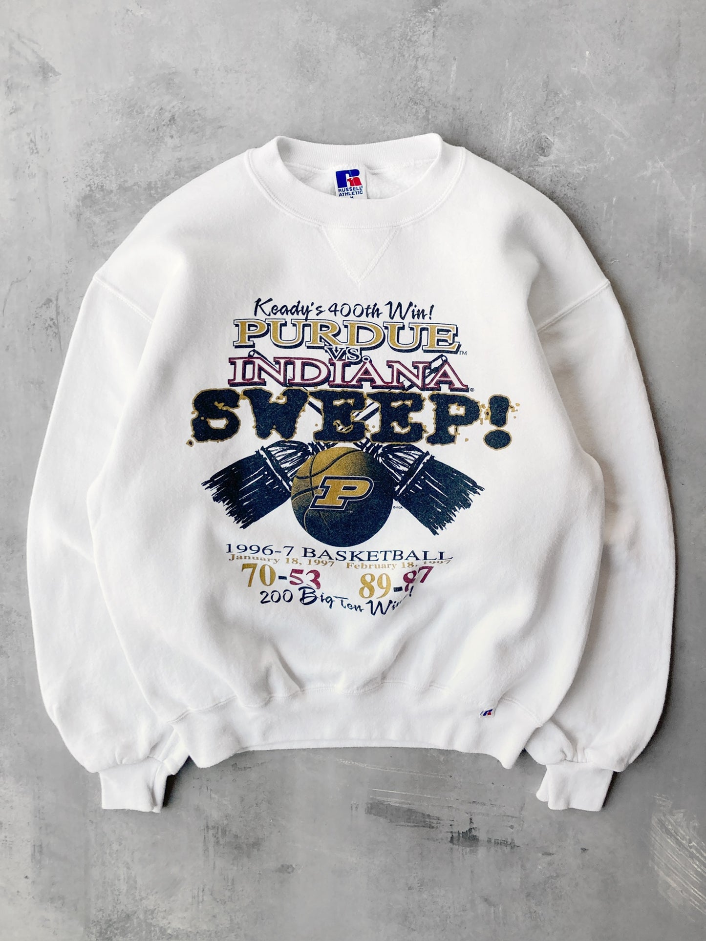 Purdue Vs. Indiana Sweatshirt '97 - Medium
