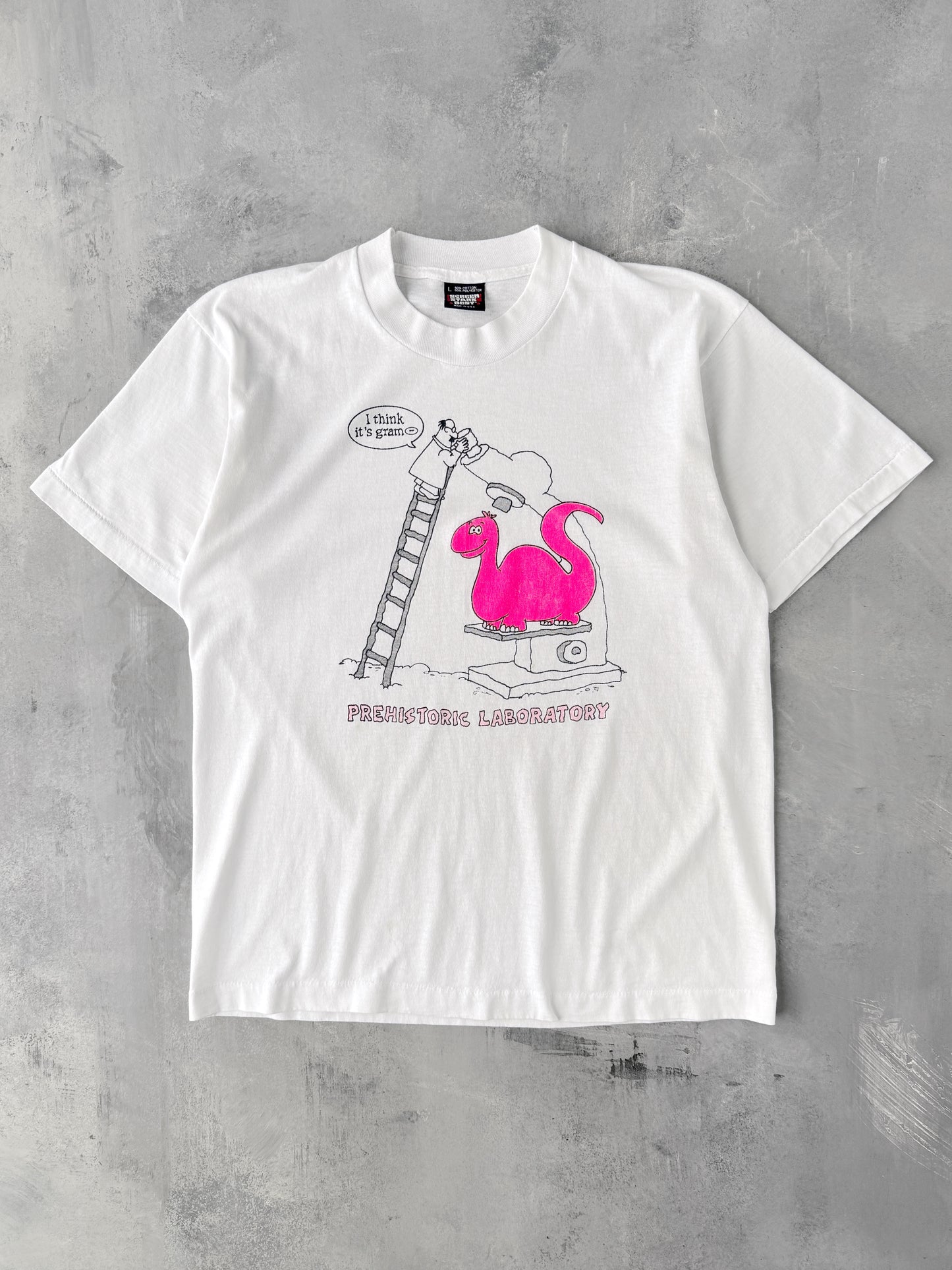 Prehistoric Laboratory T-Shirt 90's - Medium