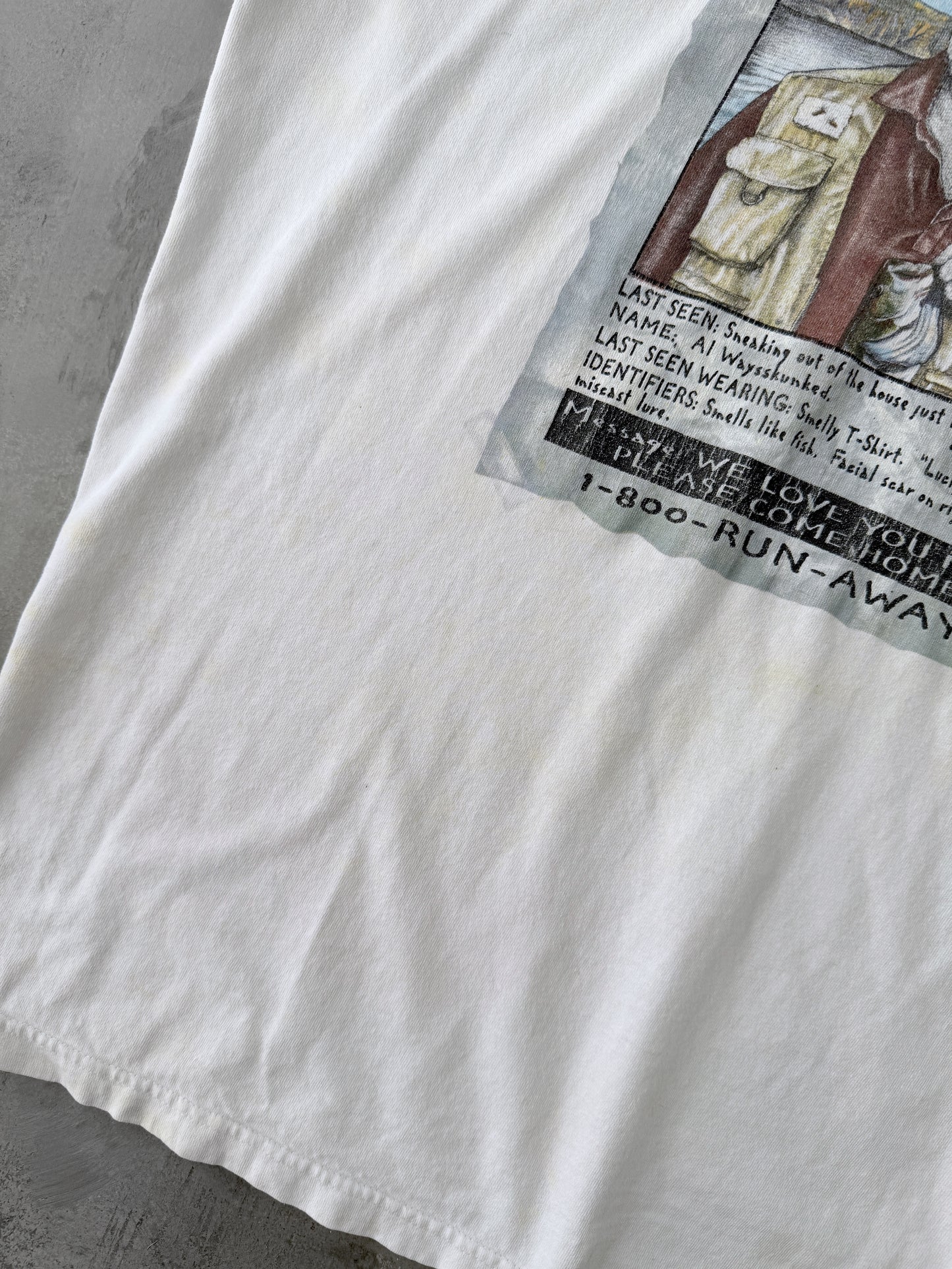 Lost Fisherman T-Shirt 90's - XL