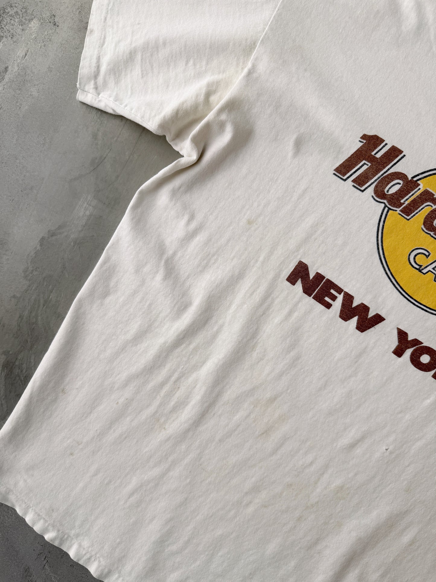 Hard Rock New York T-Shirt 90's - Large