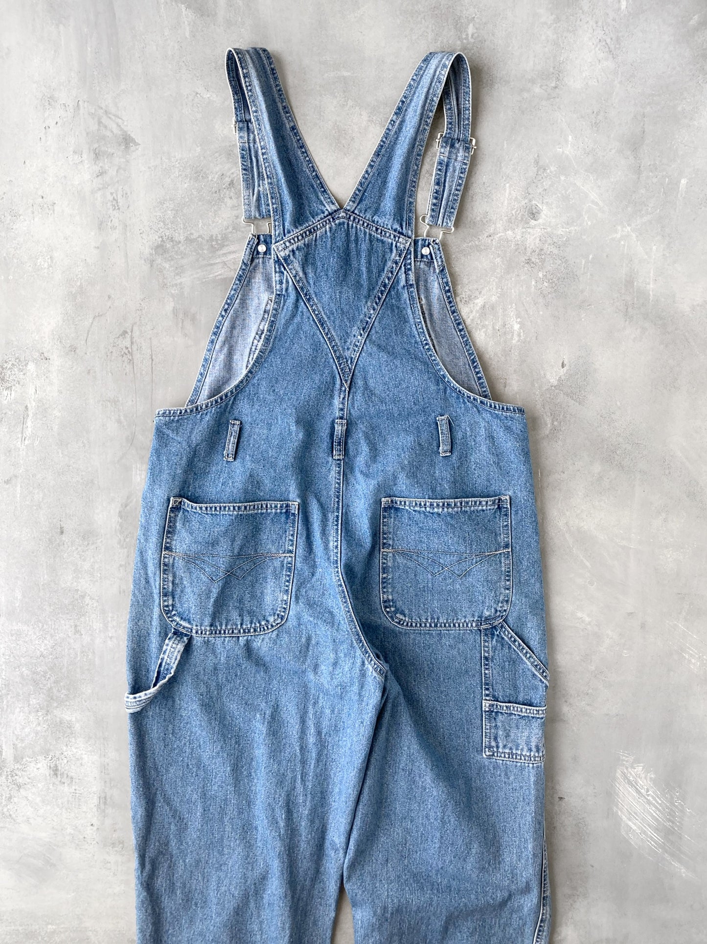 Denim Carpenter Overalls 00's - Medium