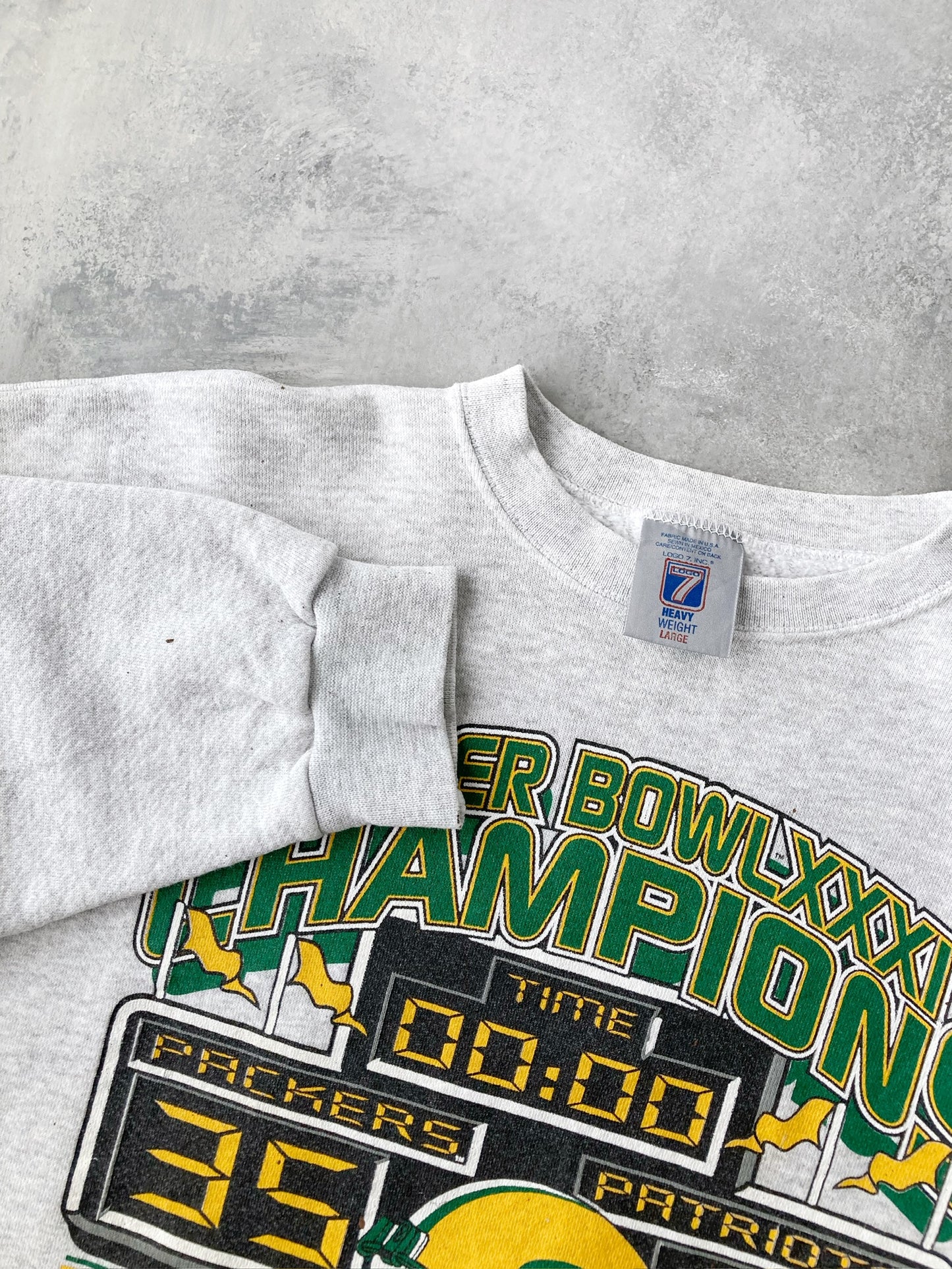 Green Bay Packers Super Bowl XXXI Sweatshirt '97 - Large