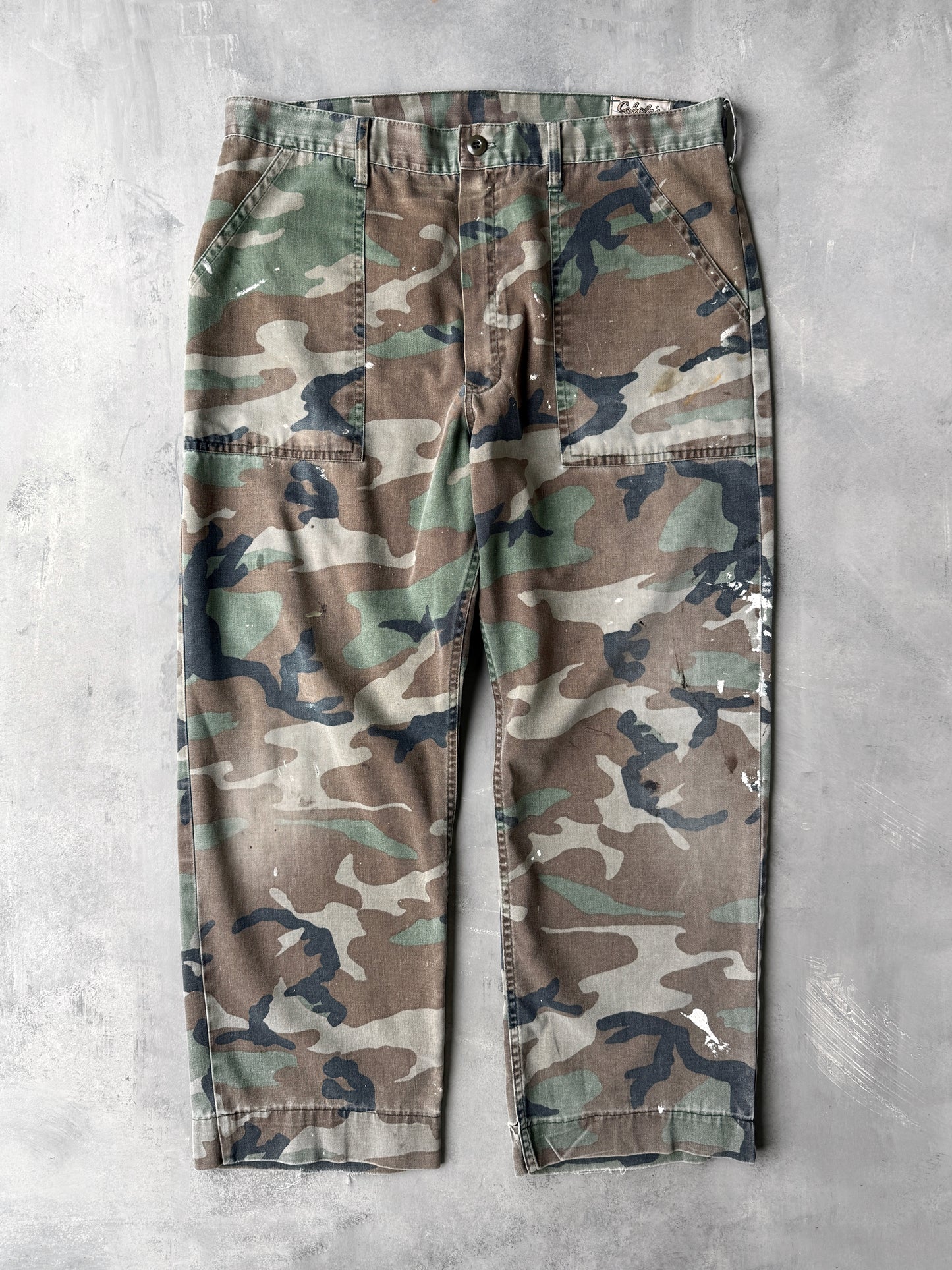 Cabela's Military Style Camo Pants 80's - 38x28