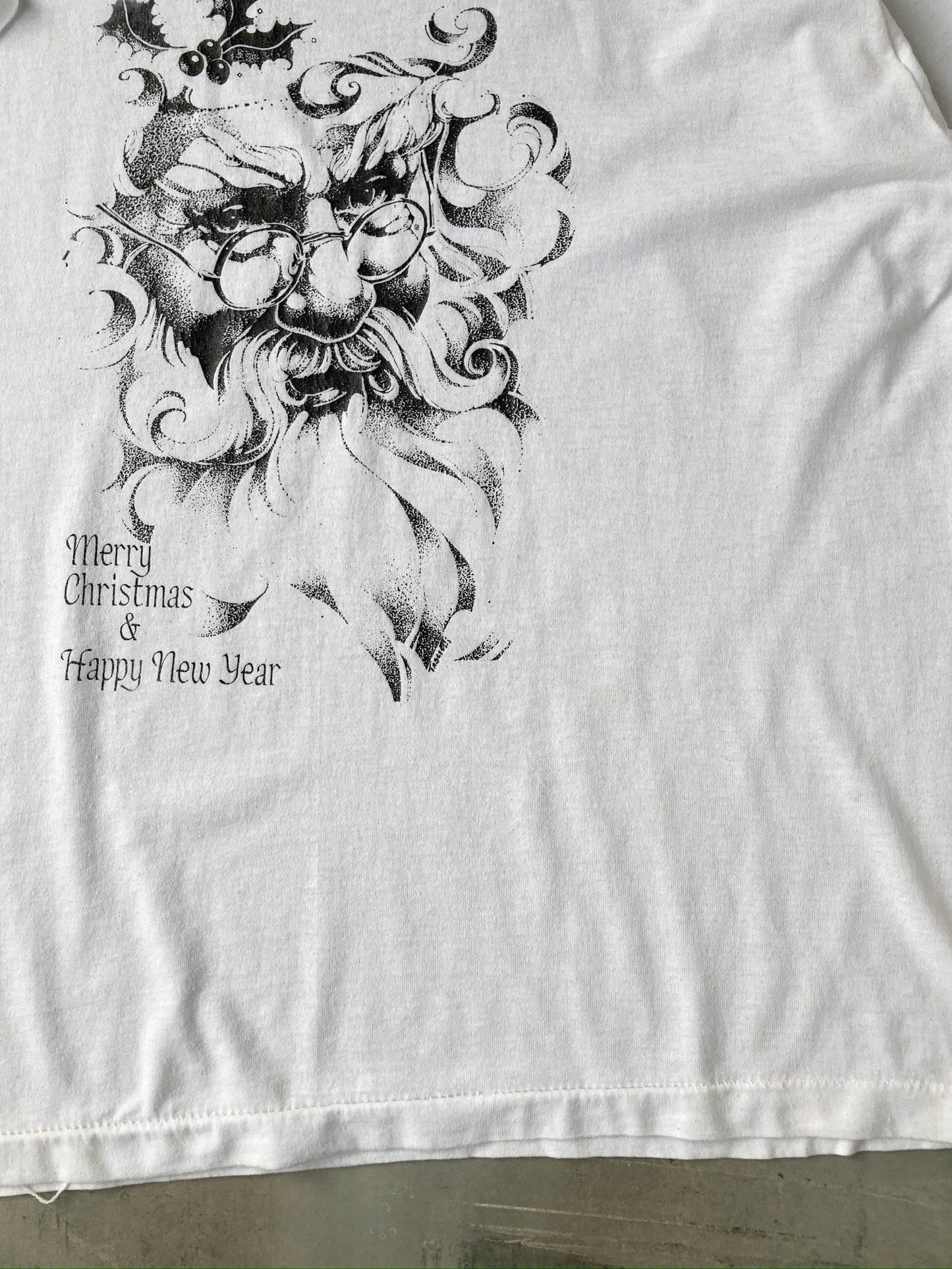 Santa Claus T-Shirt 80's - Large