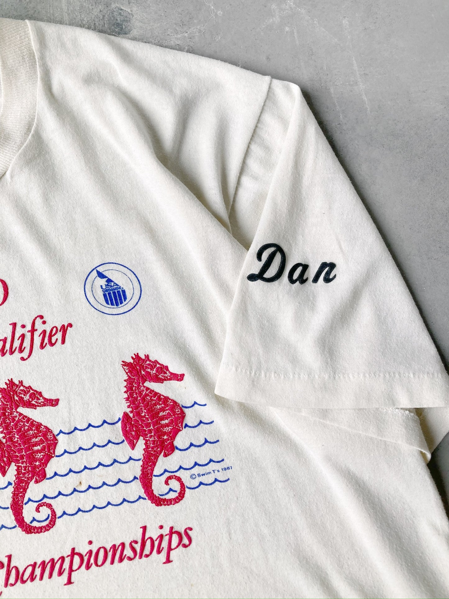 Swimming Championships T-Shirt '87 - XL