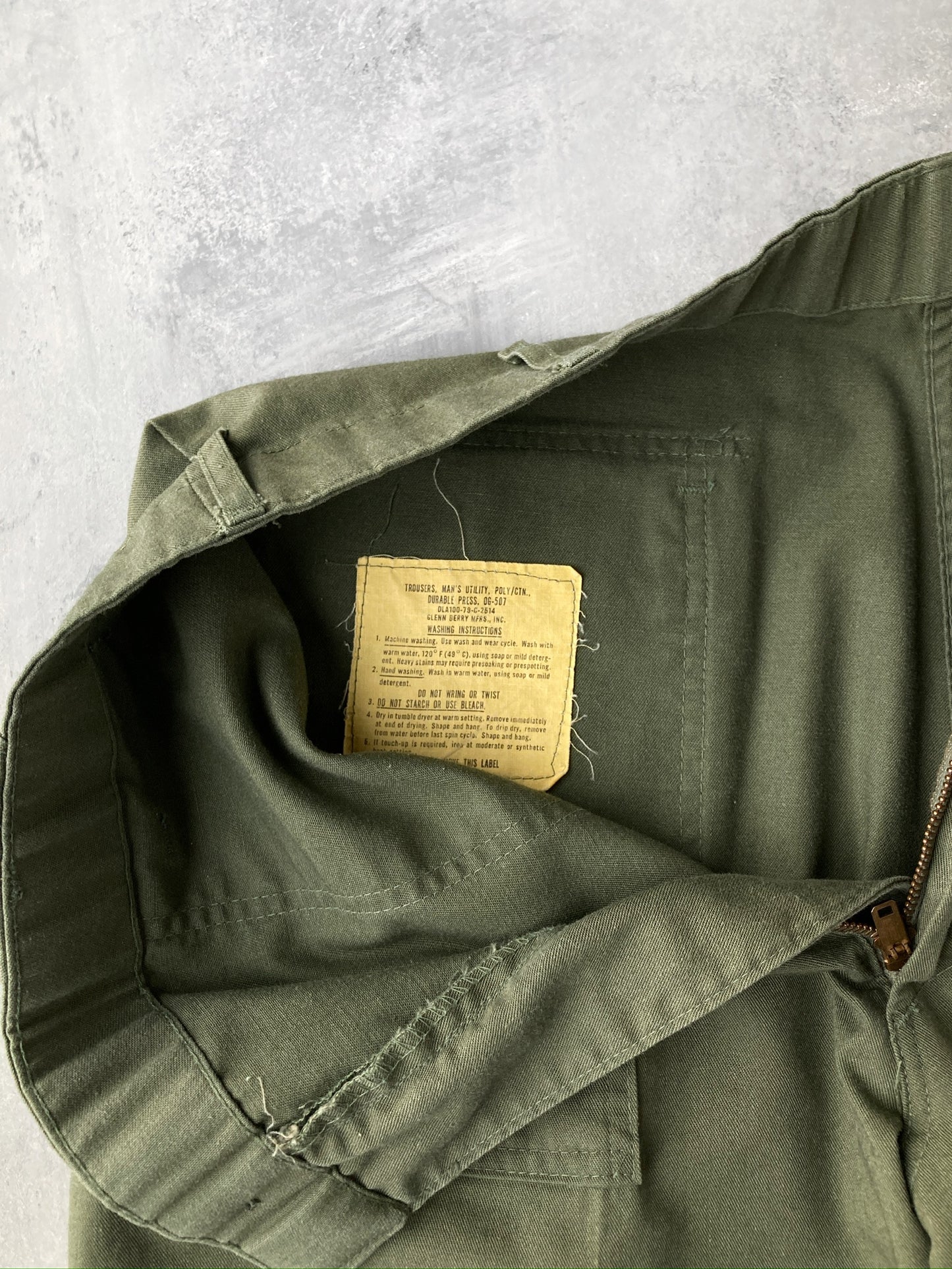 Military Trousers 70's - 38 x 30