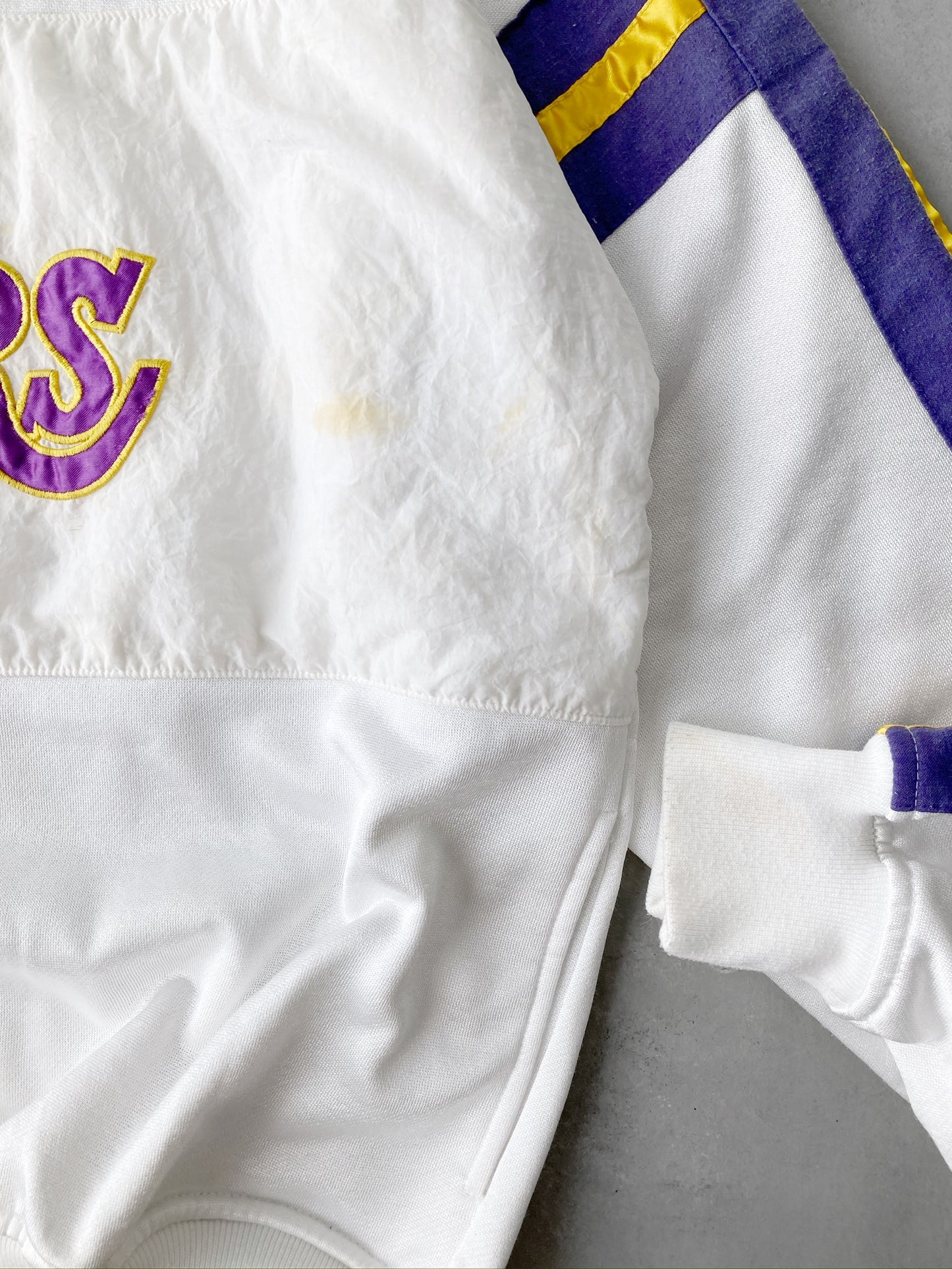 Los Angeles Lakers Pullover Jacket 80's - XL