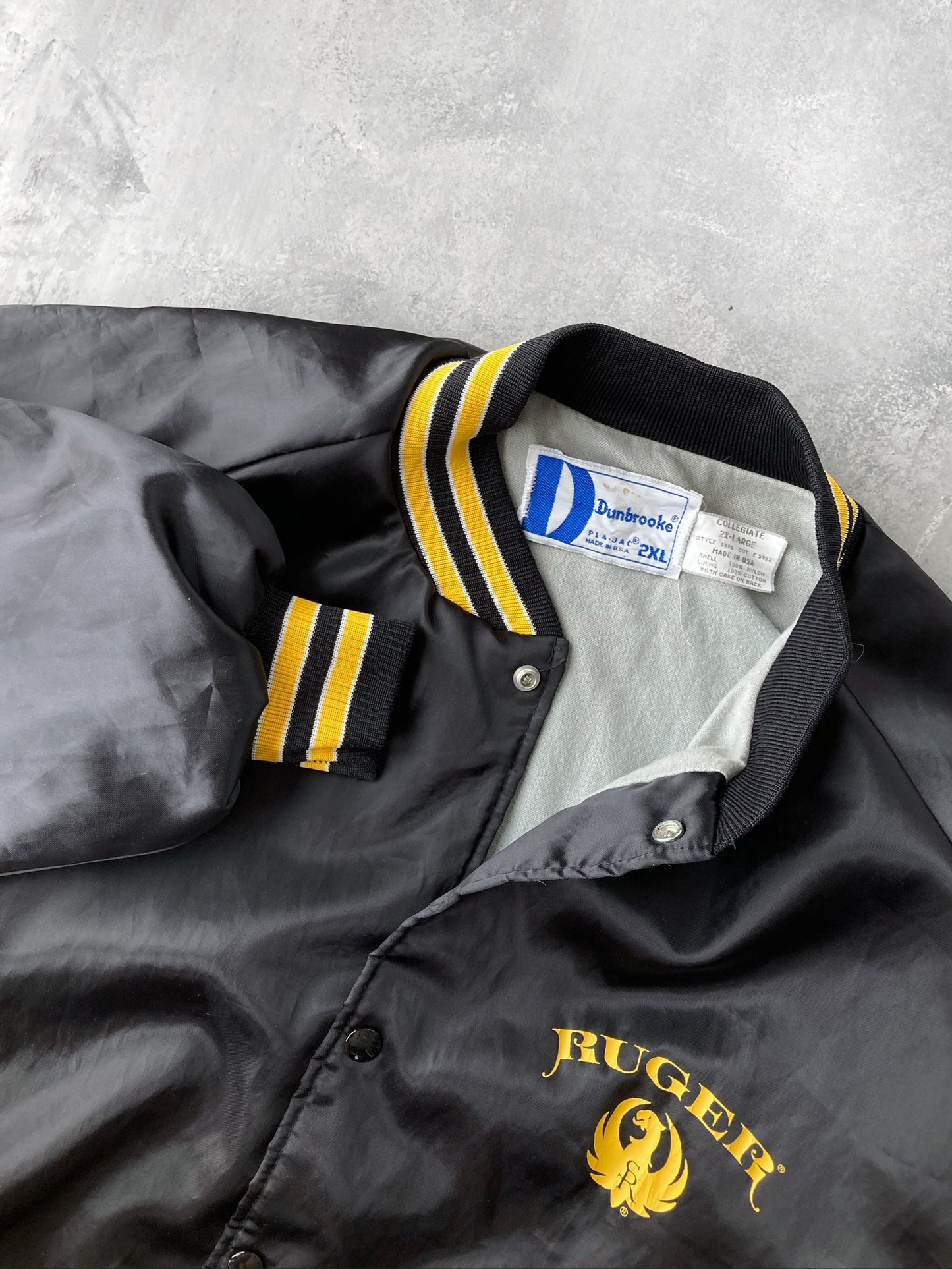Ruger Satin Bomber Jacket 80's - XL / XXL