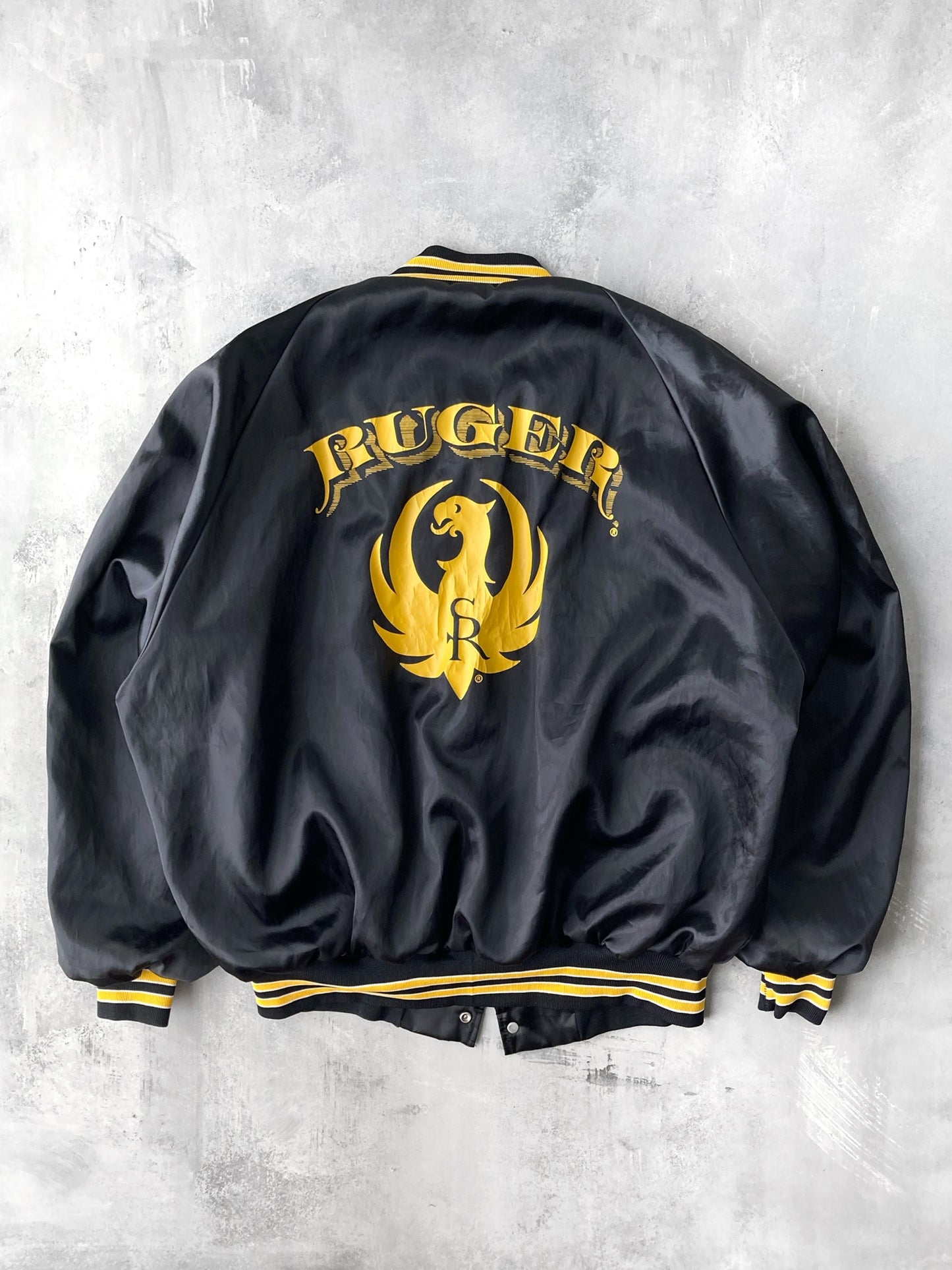 Ruger Satin Bomber Jacket 80's - XL / XXL