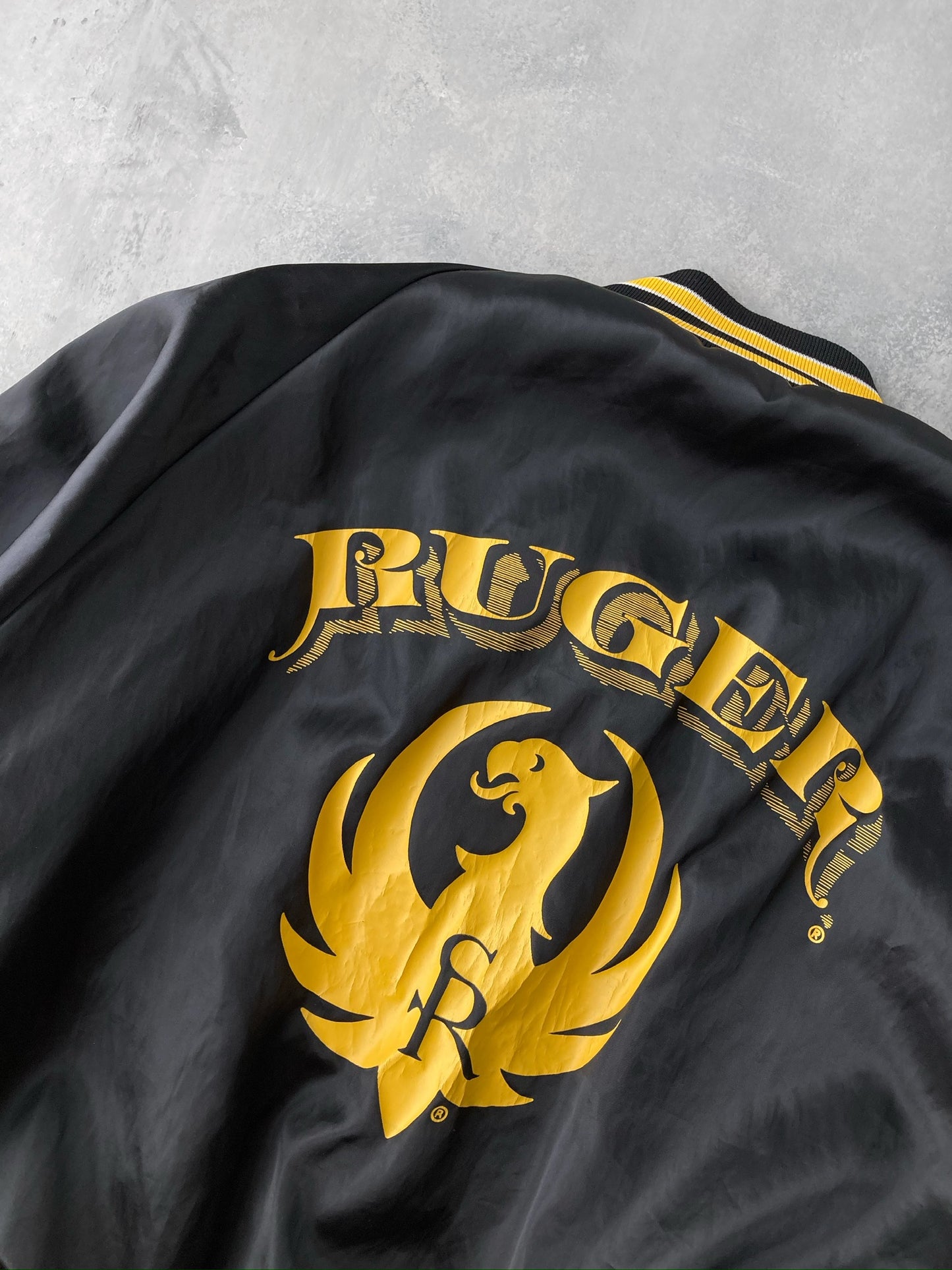 Ruger Satin Bomber Jacket 80's - XL / XXL