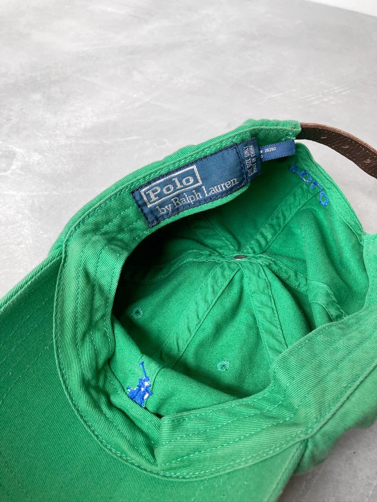 Polo Ralph Lauren Green Strap-back Hat
