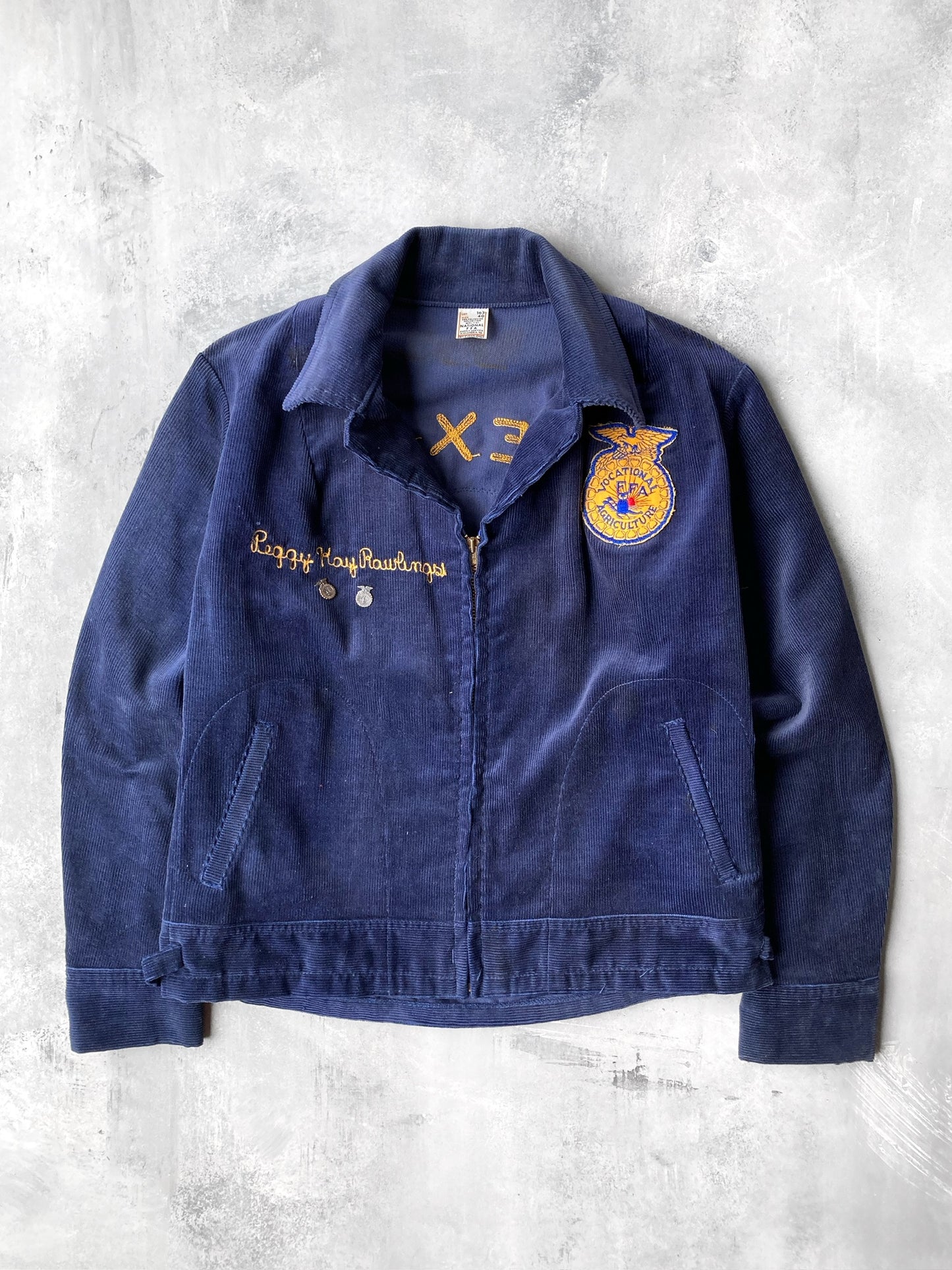 Chain Stitched Corduroy Texas Jacket 60’s - Small / Medium