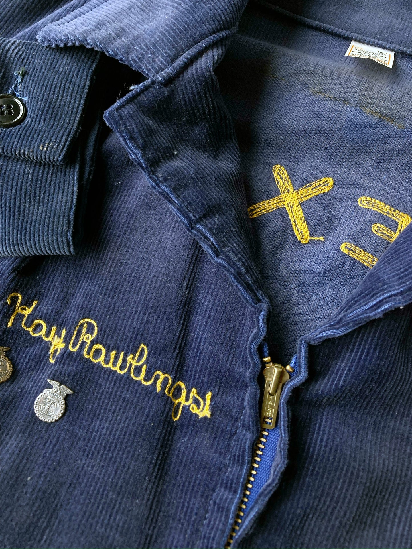 Chain Stitched Corduroy Texas Jacket 60’s - Small / Medium