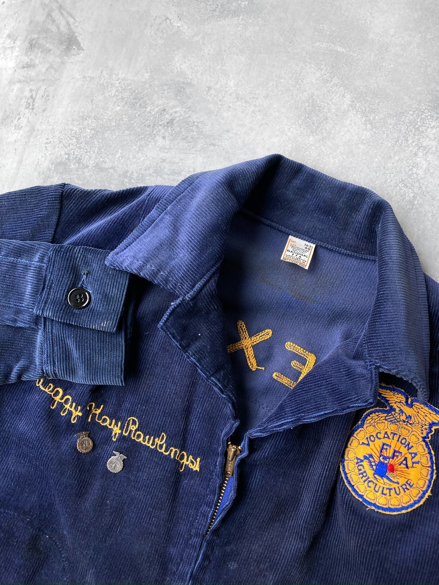 Chain Stitched Corduroy Texas Jacket 60’s - Small / Medium