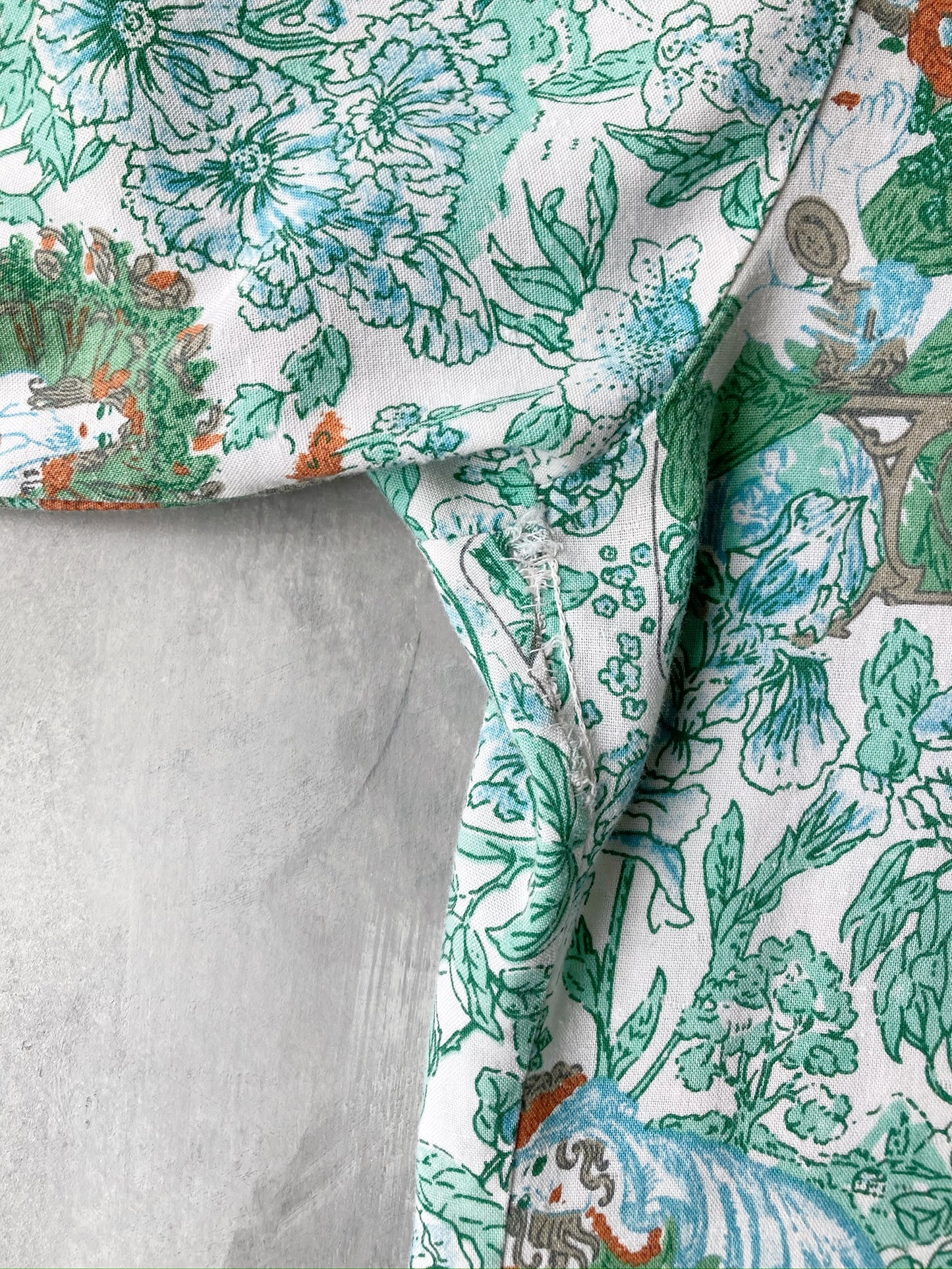 Printed Camp Shirt 70's - Medium