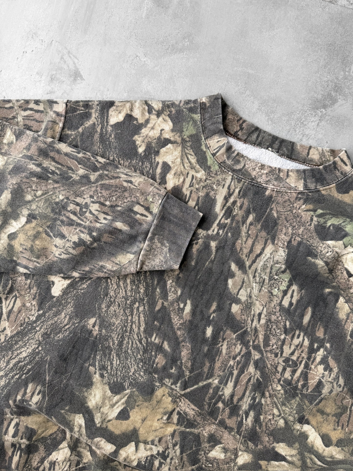 Real Tree Camo Sweatshirt Y2K - XL