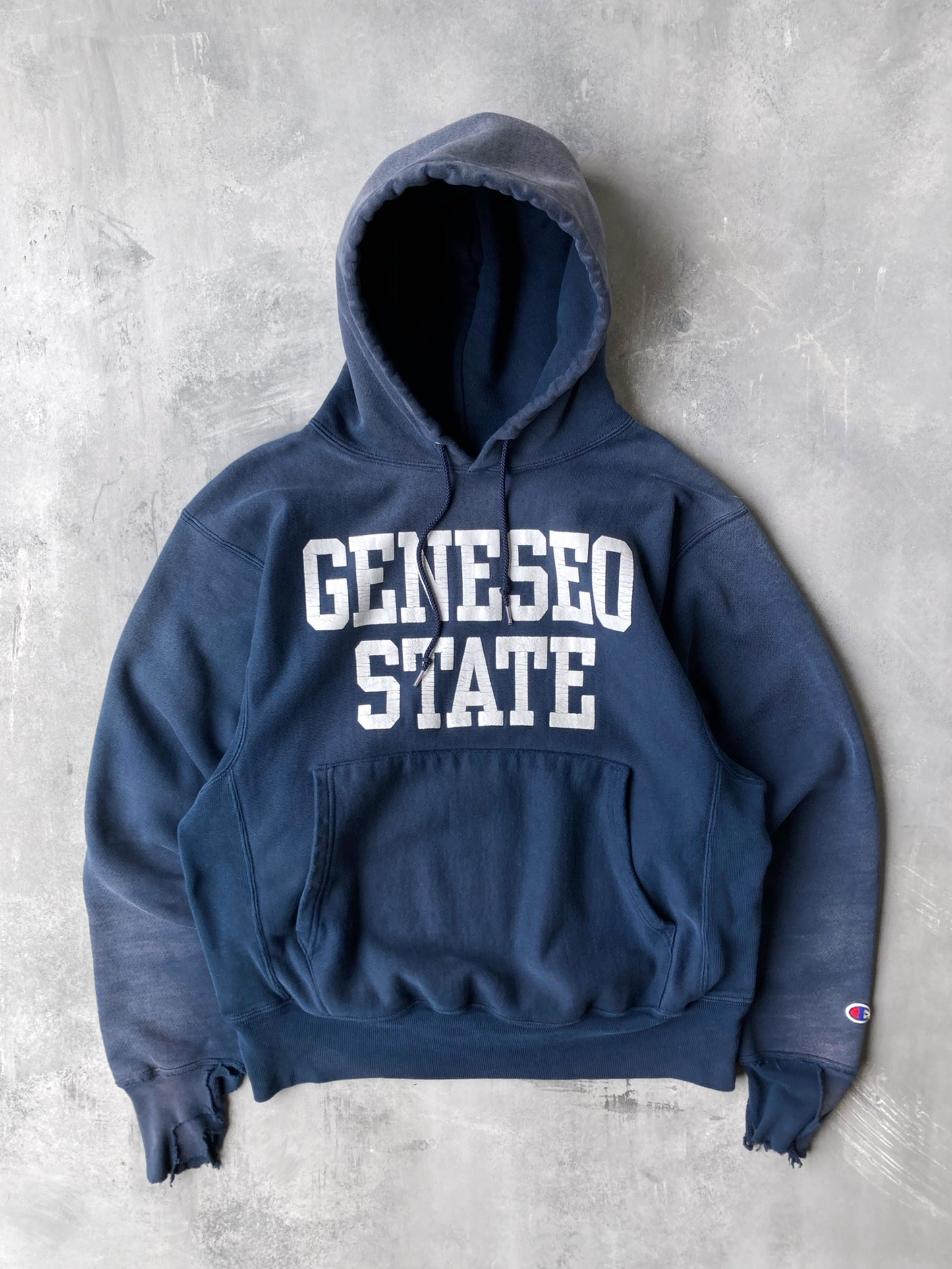 Thrashed Geneseo State Hoodie 90's - Large