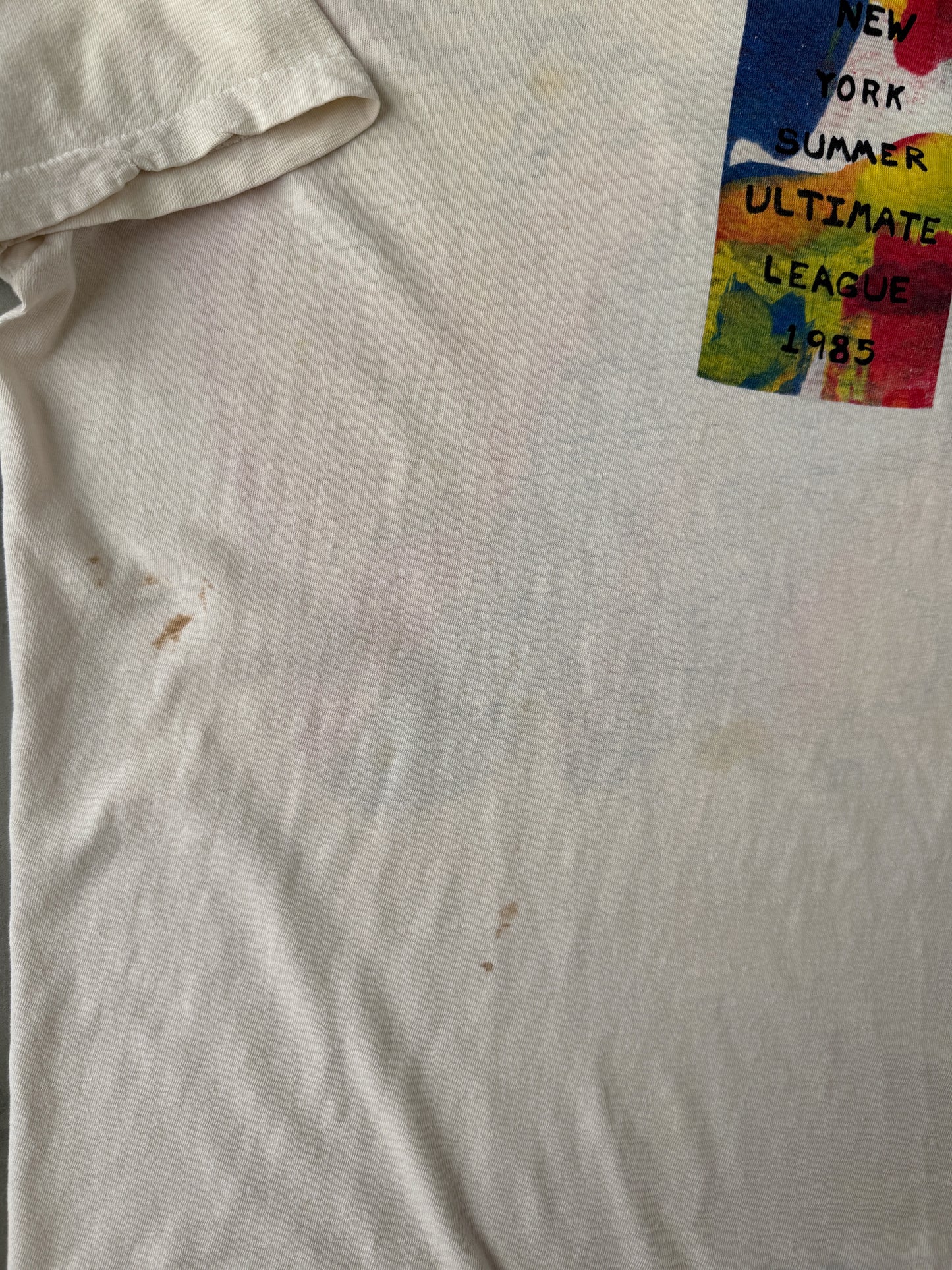NYC Ultimate Frisbee League T-Shirt '85 - Small