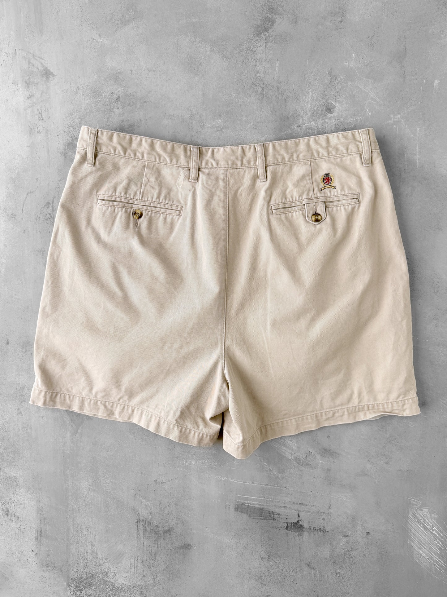 Pleated Khaki Shorts 90's - Size 37