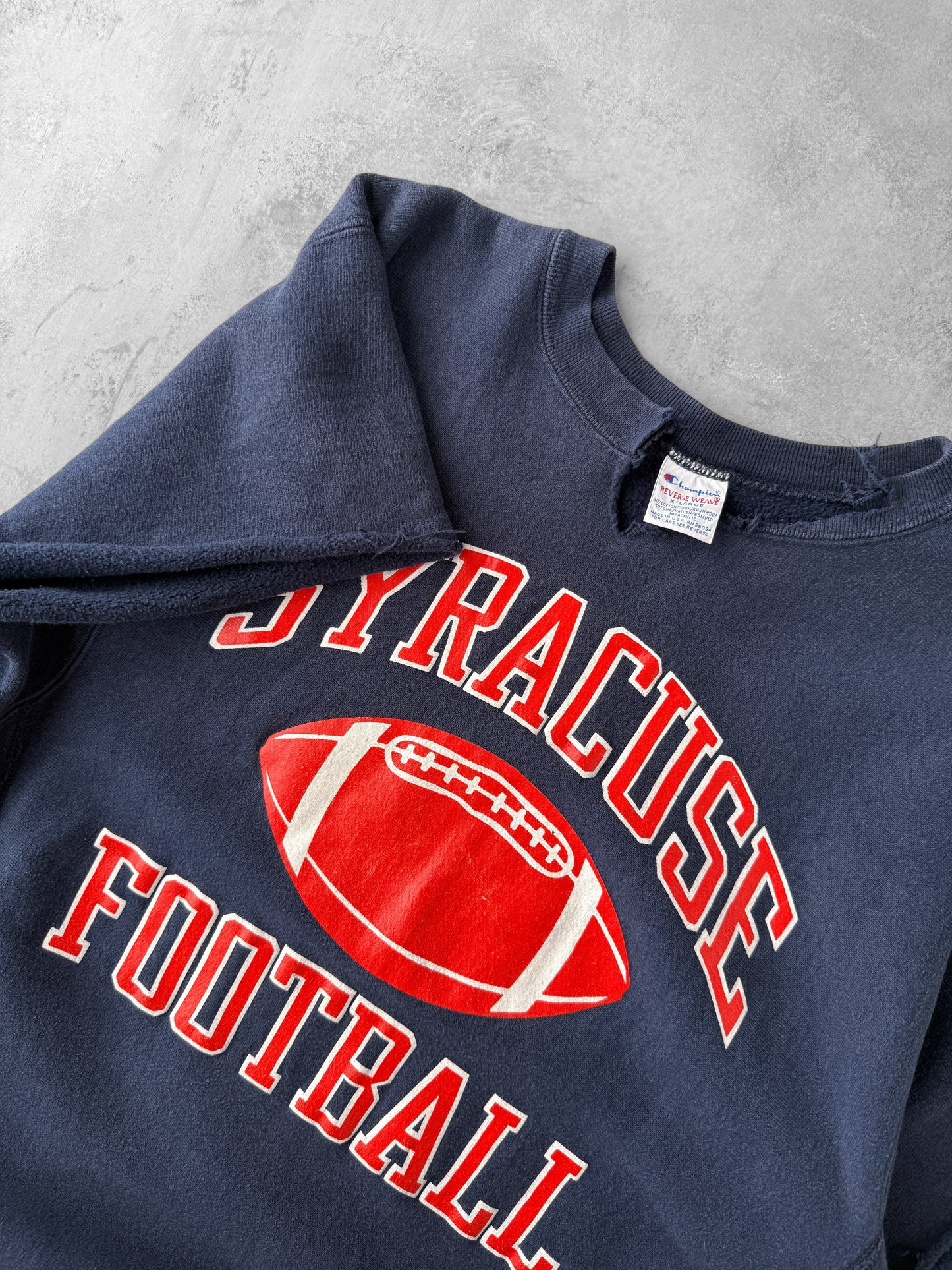 Syracuse University Football Chopped Sweatshirt