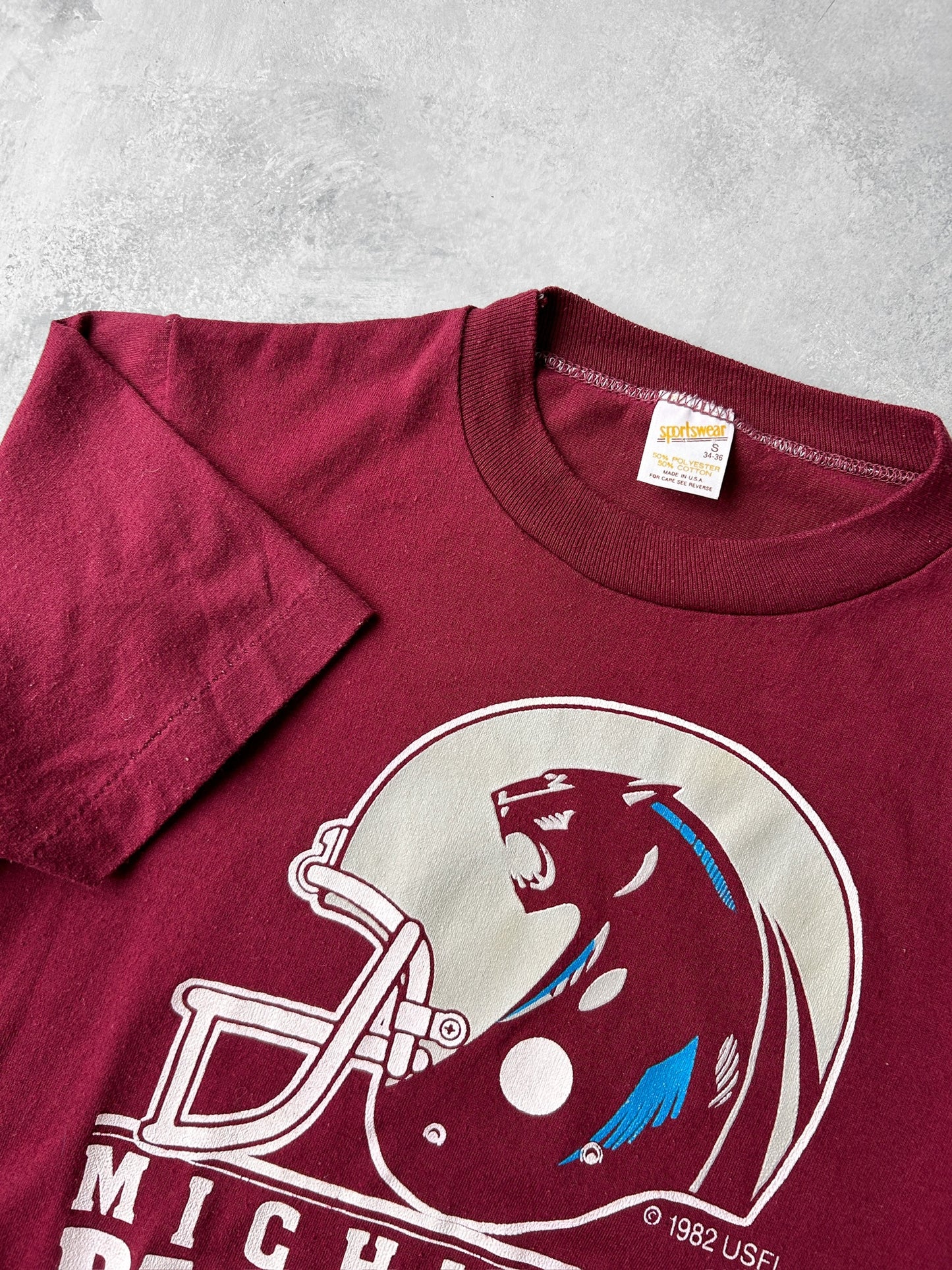 Michigan Panthers T-Shirt '82 - Small