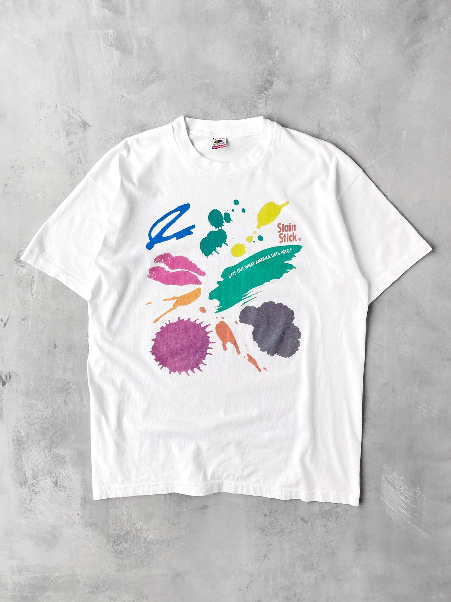 Stain Stick T-Shirt 90's - XL