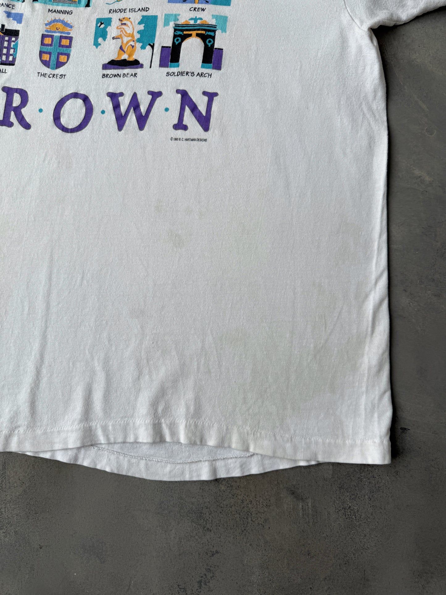 Brown University T-Shirt '93 - Large