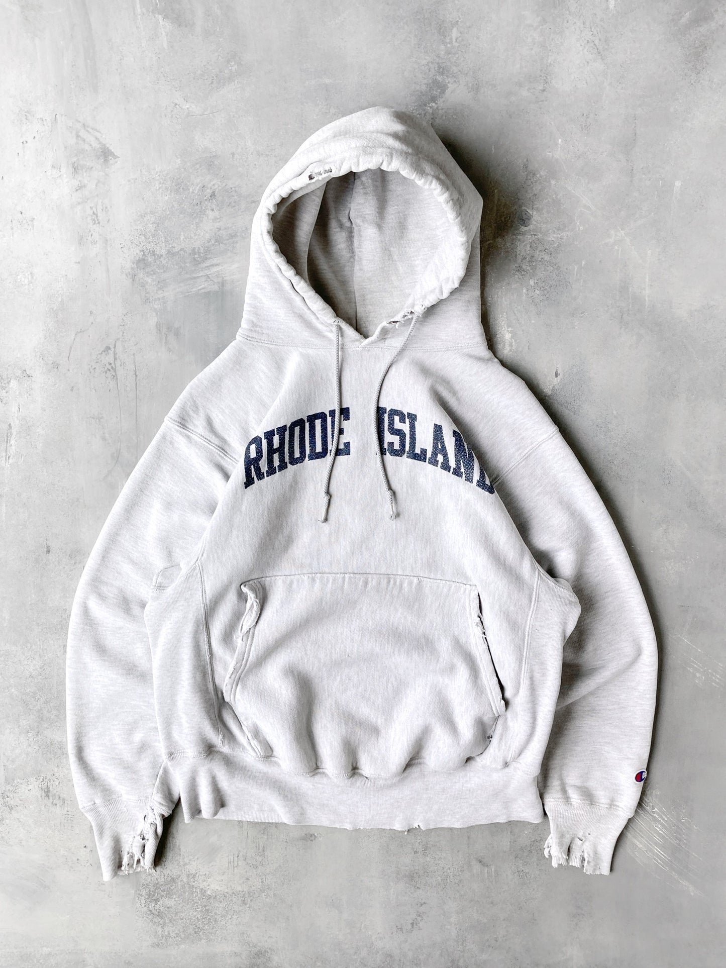 Thrashed Rhode Island Hoodie 00's - Large