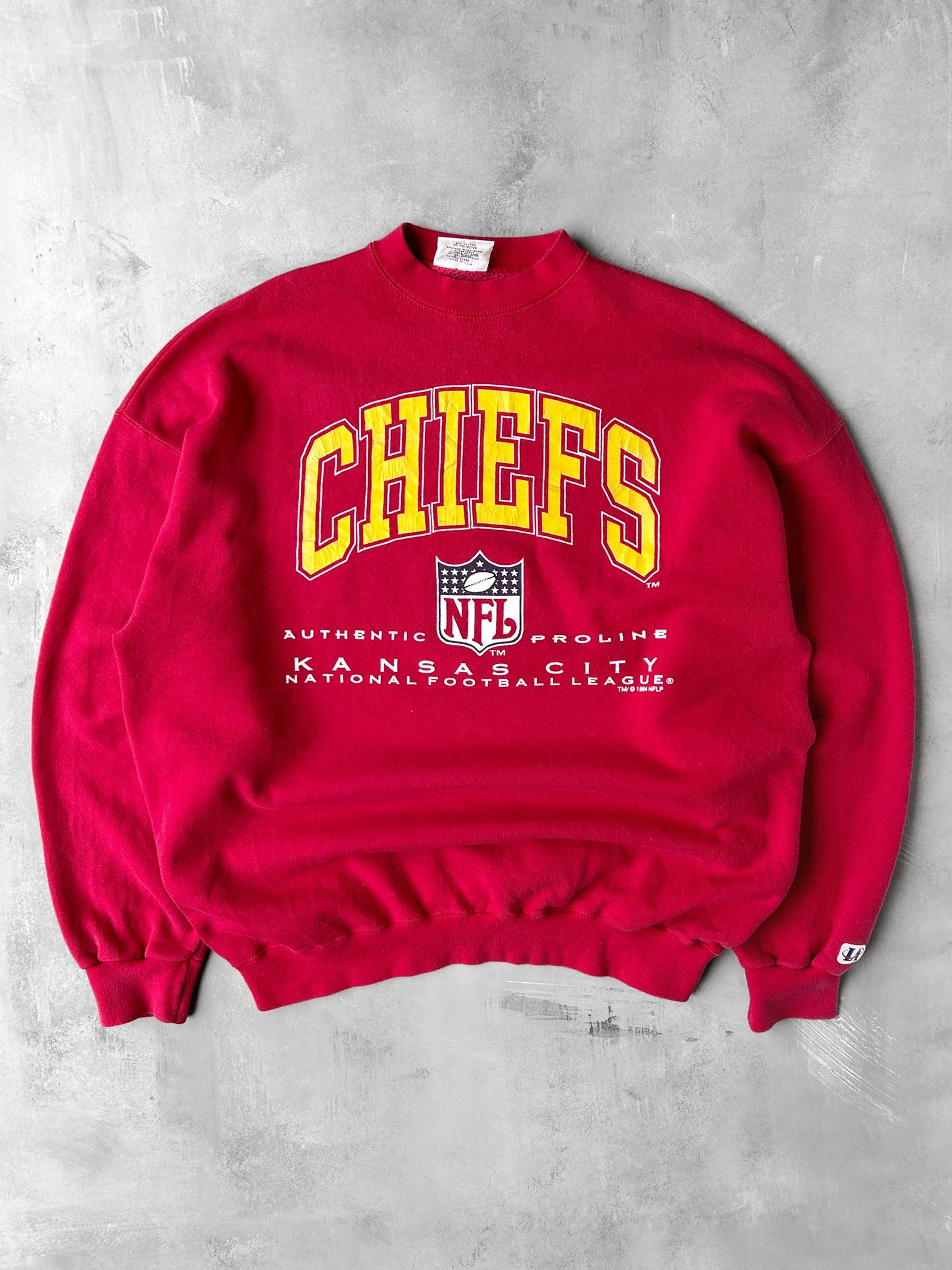 Vintage chiefs deals sweatshirt