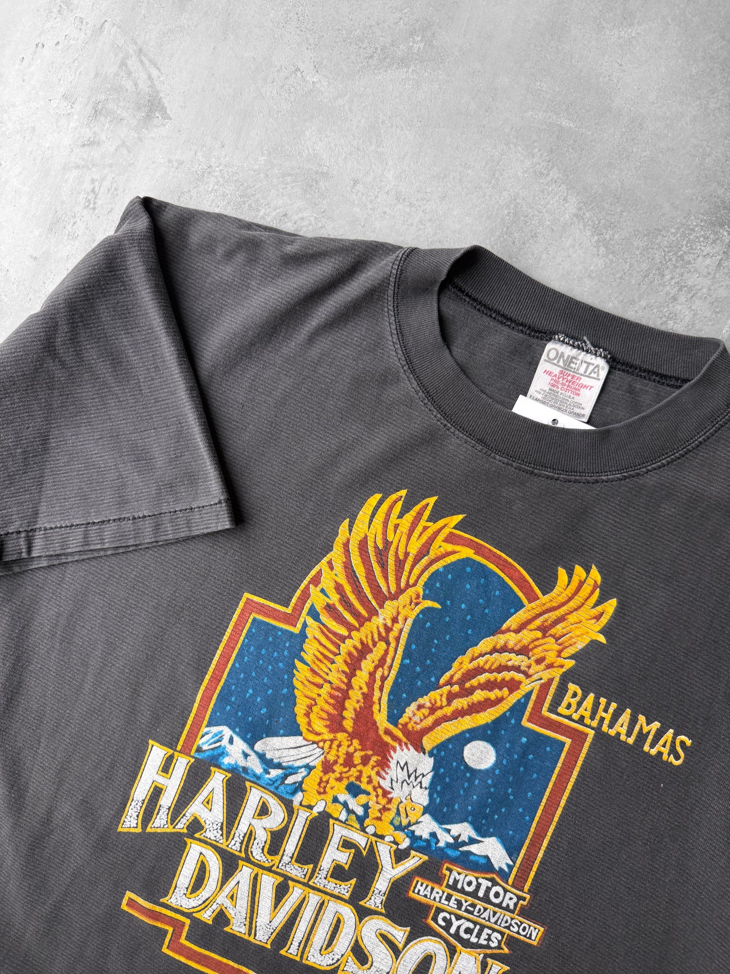 Harley-Davidson Bahamas Bootleg T-Shirt 90's - XL
