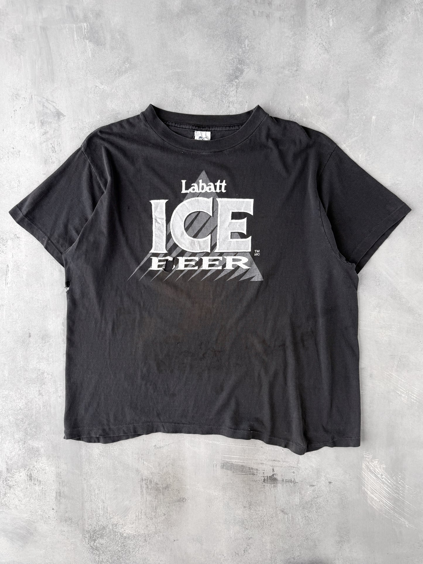 Labatt Ice Beer T-Shirt 90's - XL Boxy