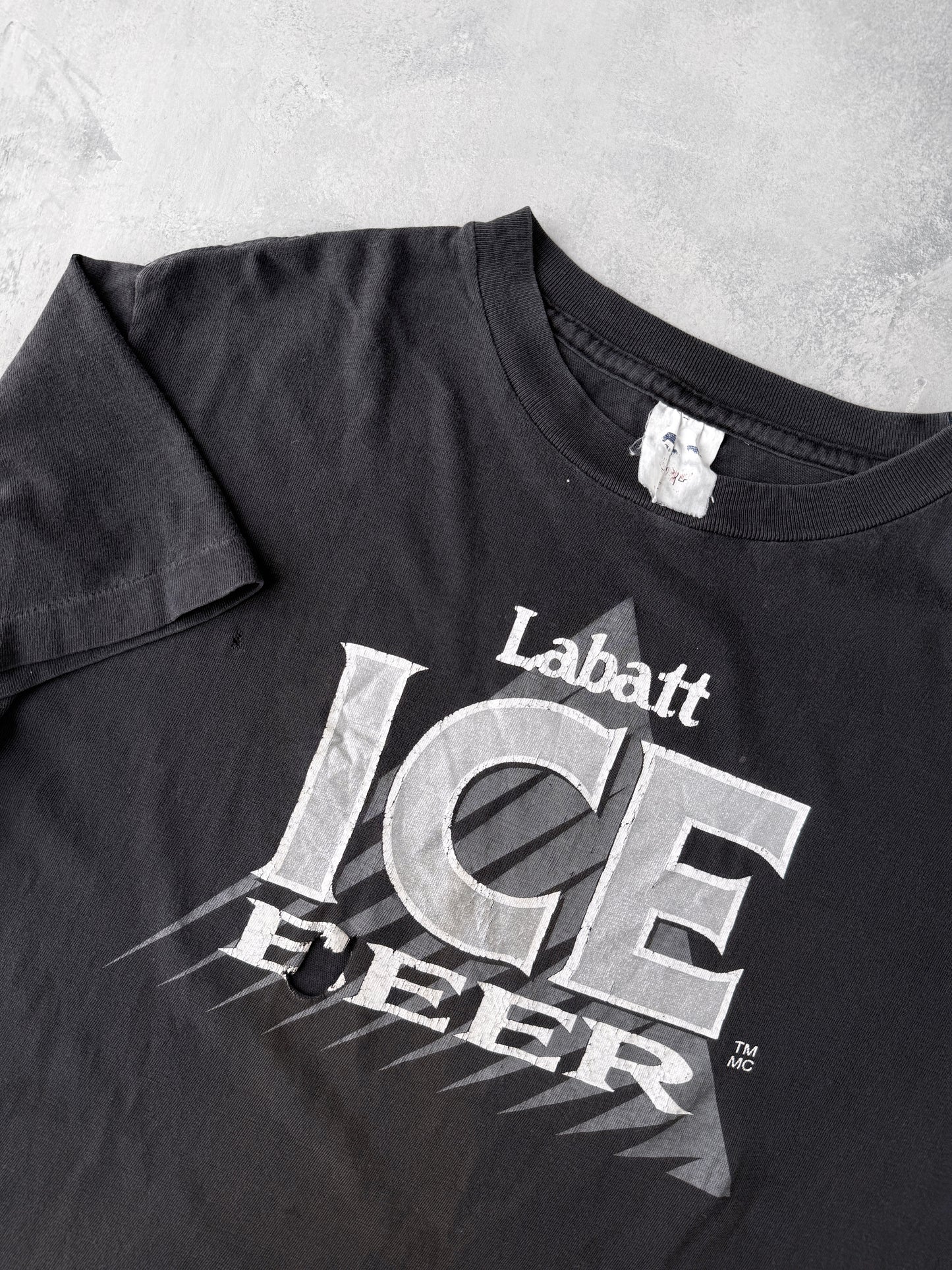 Labatt Ice Beer T-Shirt 90's - XL Boxy