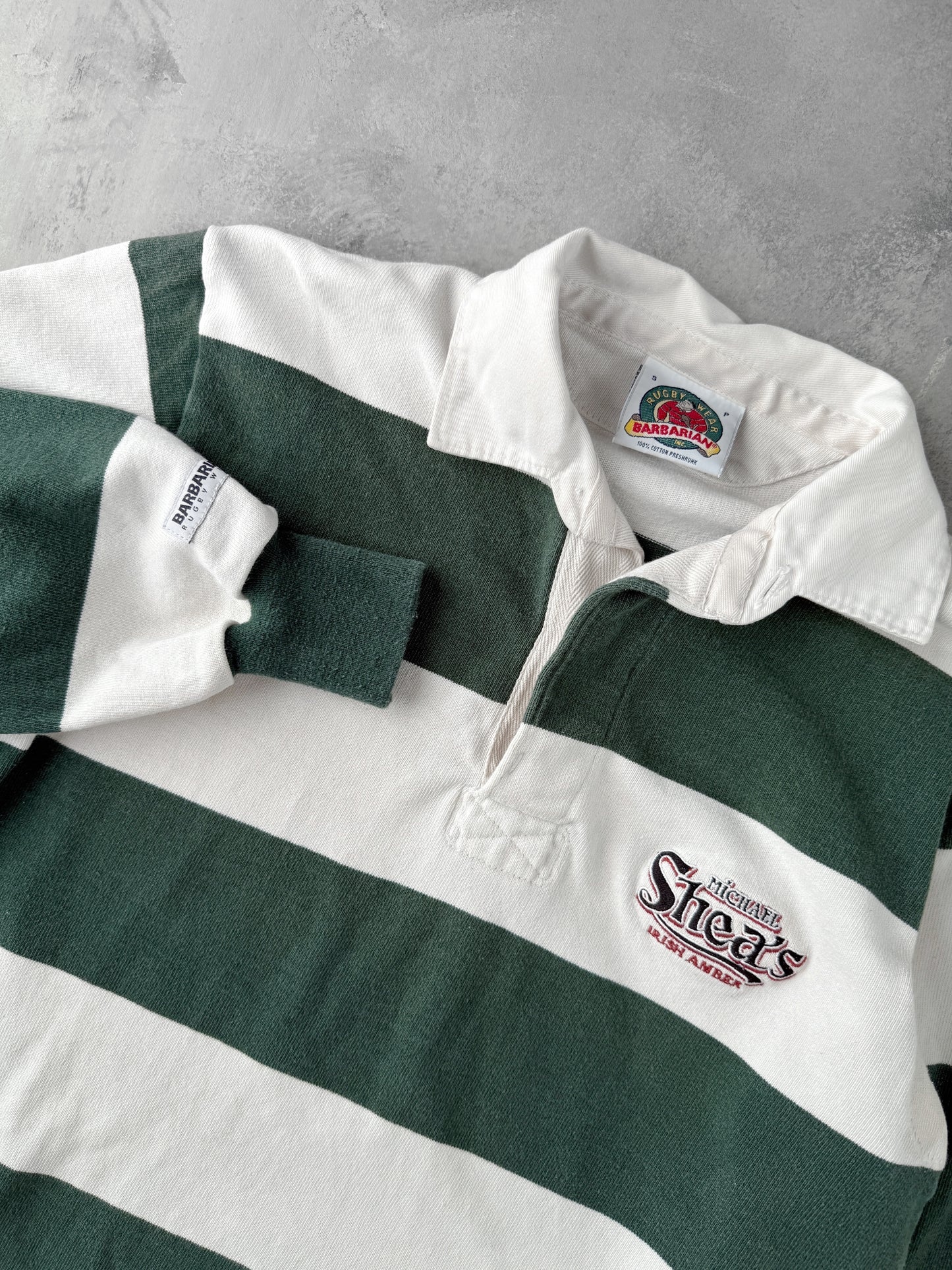 Michael Shea's Irish Amber Rugby Shirt Y2K - Small
