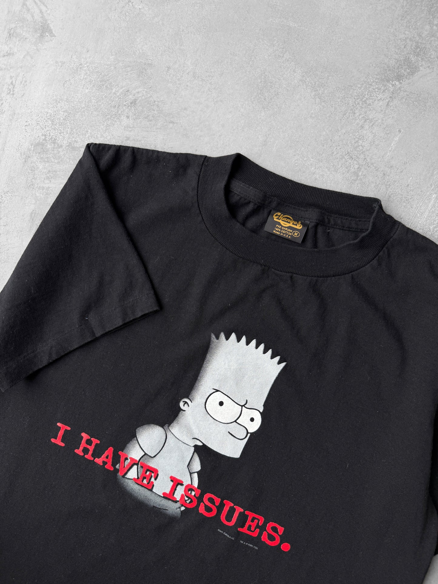 Bart Simpson Issues T-Shirt '01 - Medium