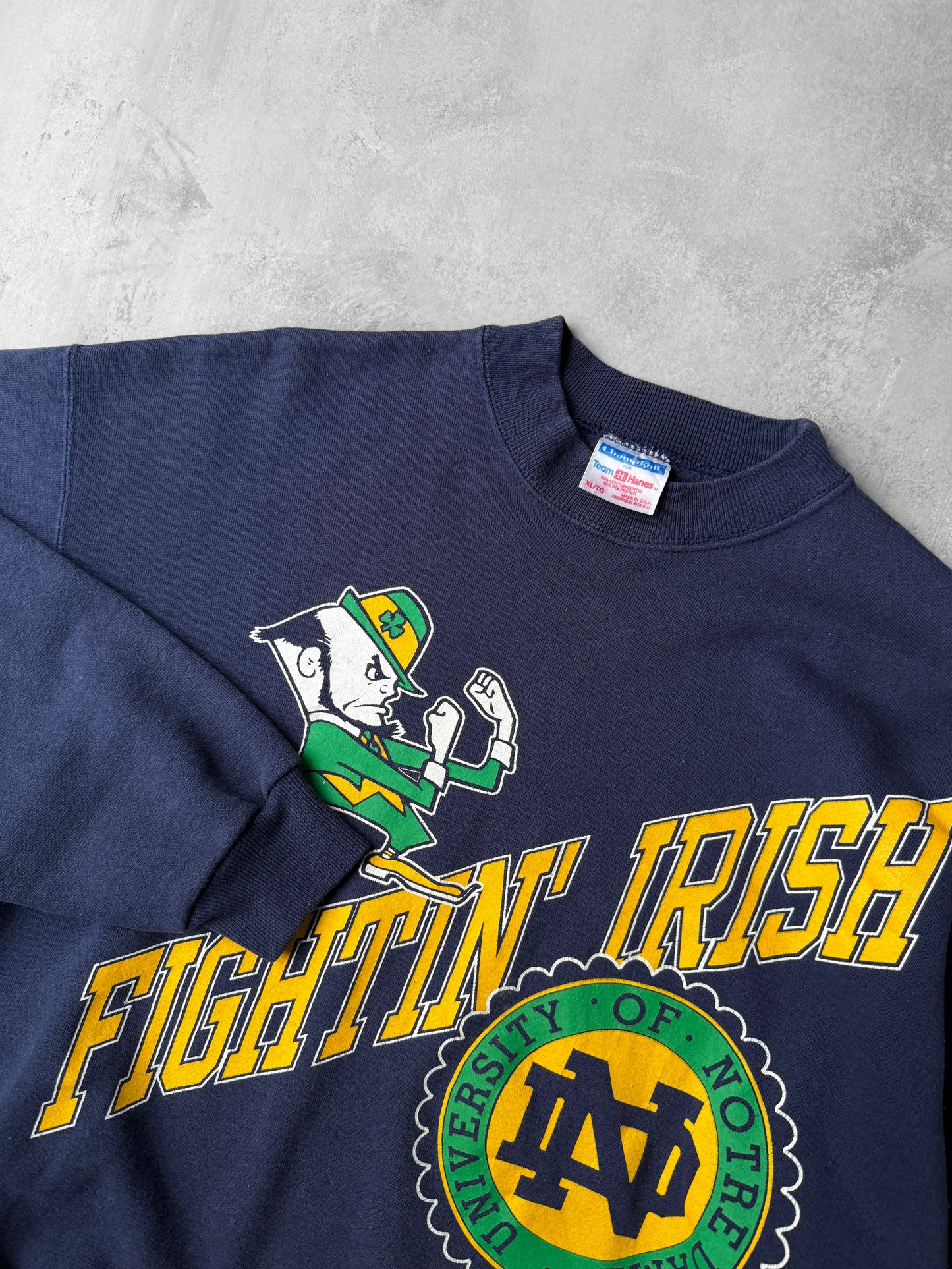 University of Notre Dame Sweatshirt 90's - Large