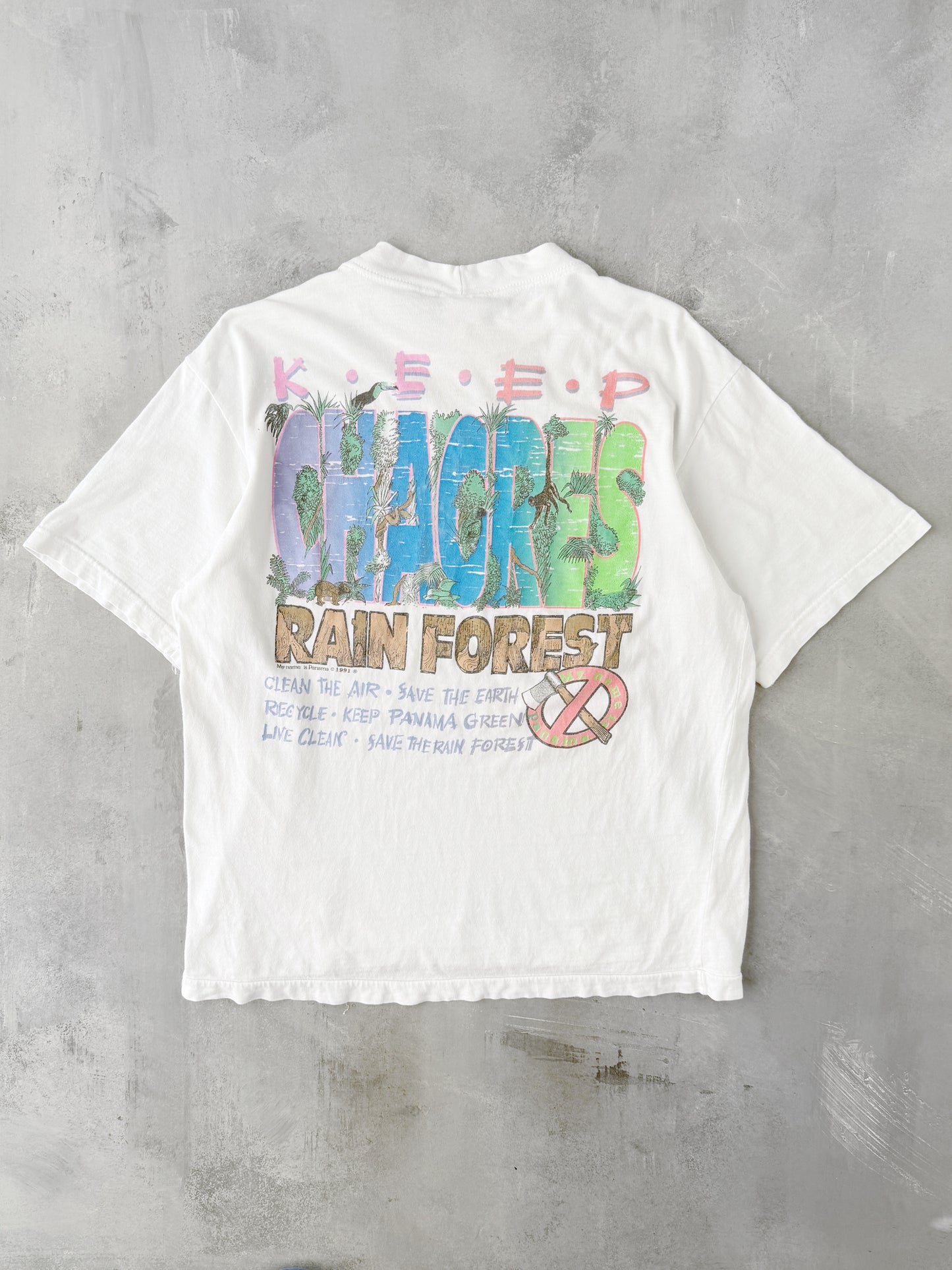 Chagres Rainforest Panama T-Shirt '91 - Small / Medium