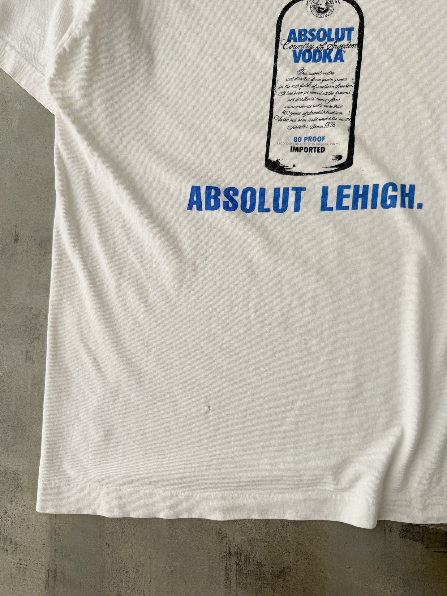 Absolut Lehigh T-Shirt 90's - XL
