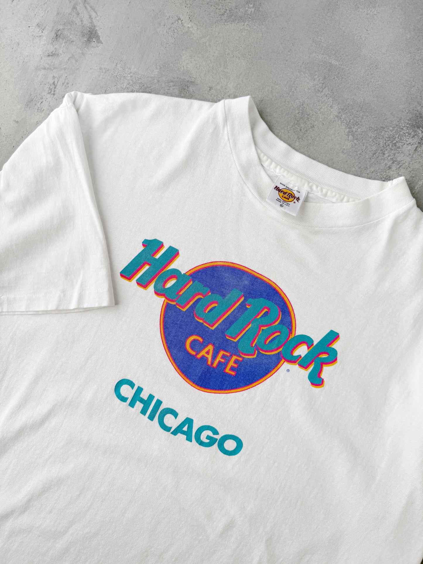 Hard Rock Cafe Chicago T-Shirt 90's - XL