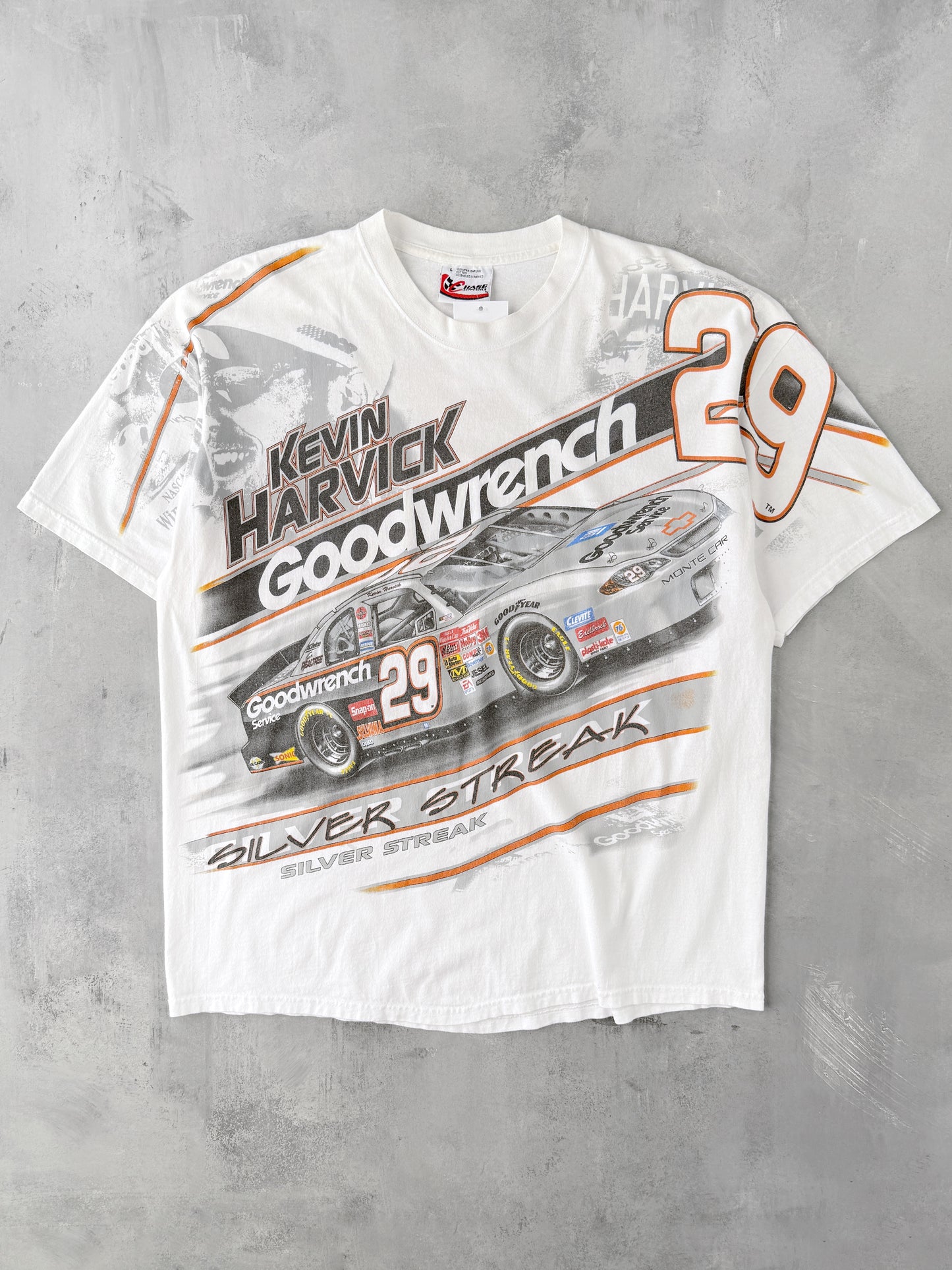 Kevin Harvick NASCAR T-Shirt Y2K - Large / XL