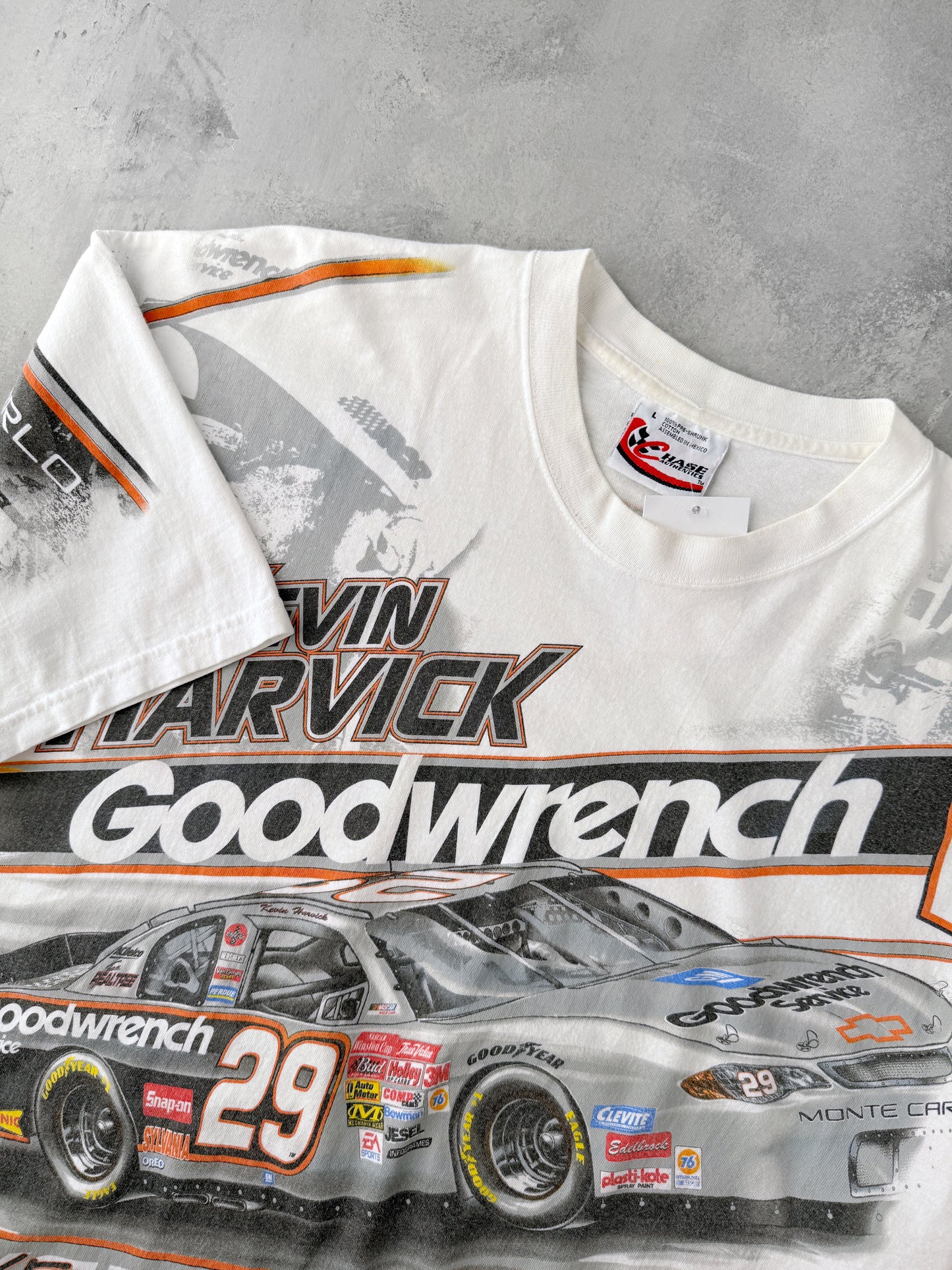 Kevin Harvick NASCAR T-Shirt Y2K - Large / XL