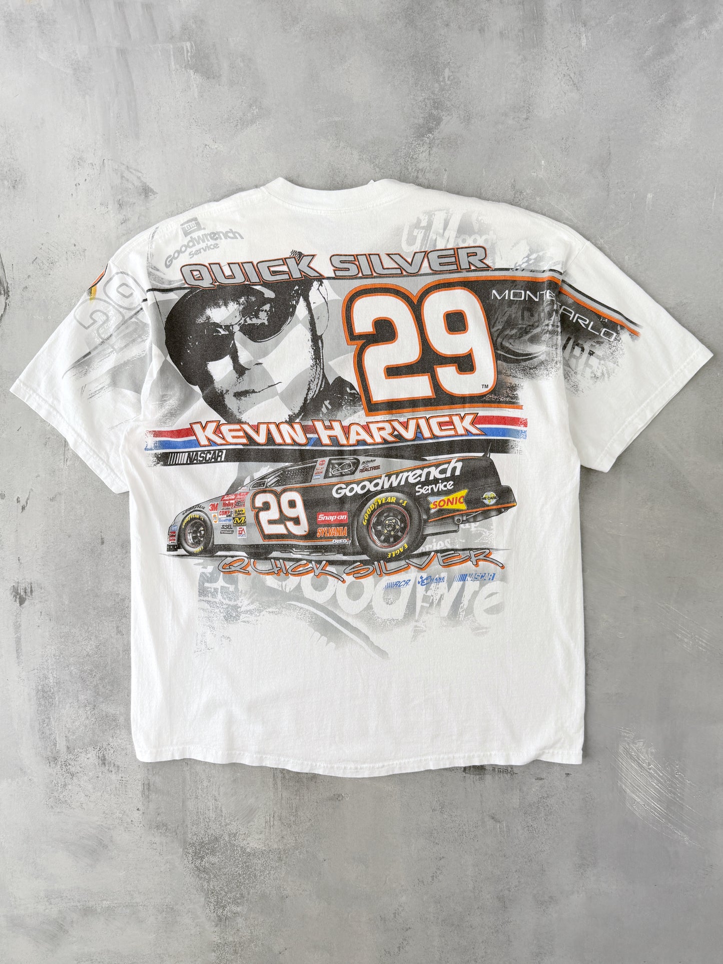 Kevin Harvick NASCAR T-Shirt Y2K - Large / XL