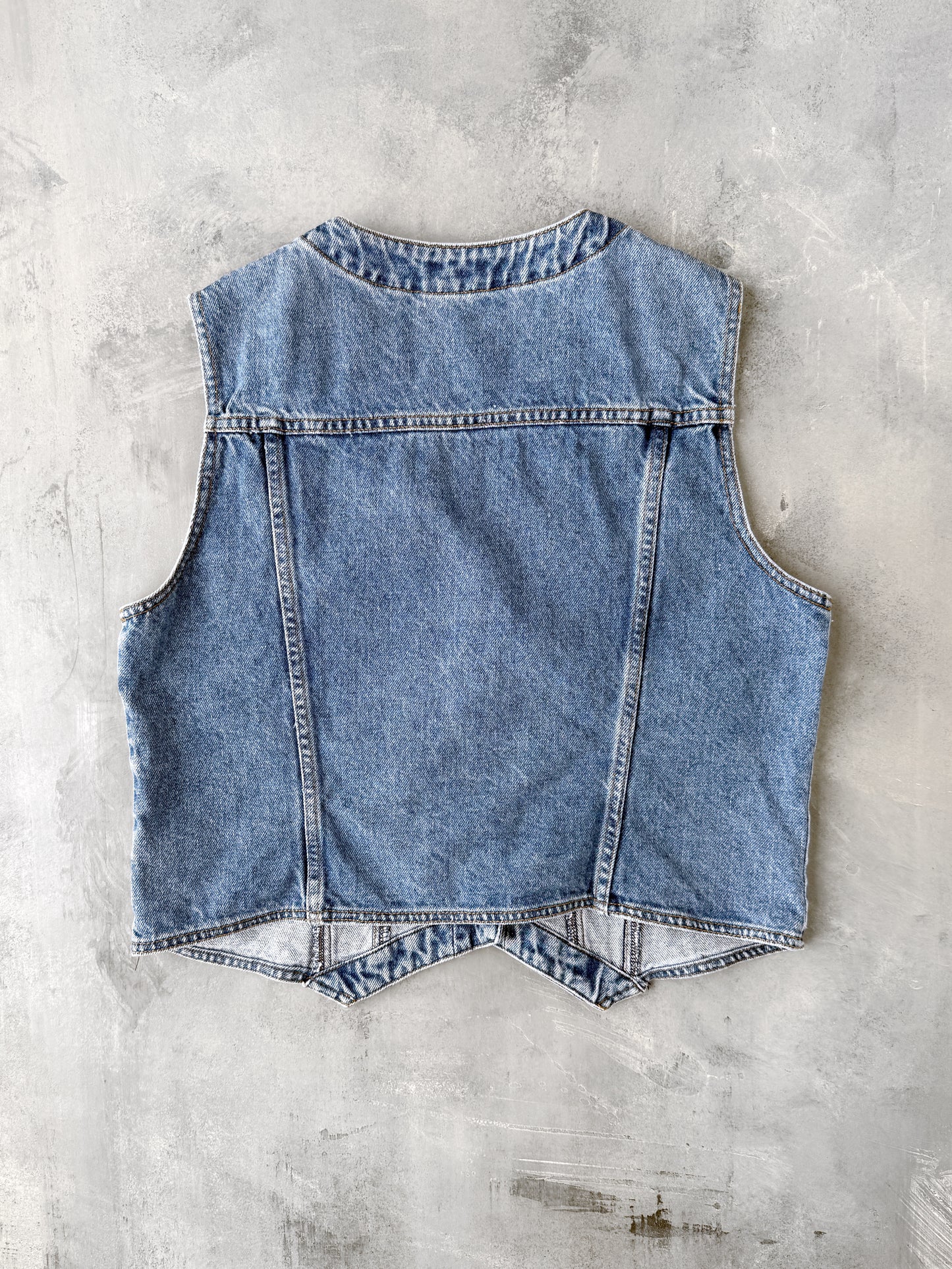 Guess Denim Vest 80's - Large