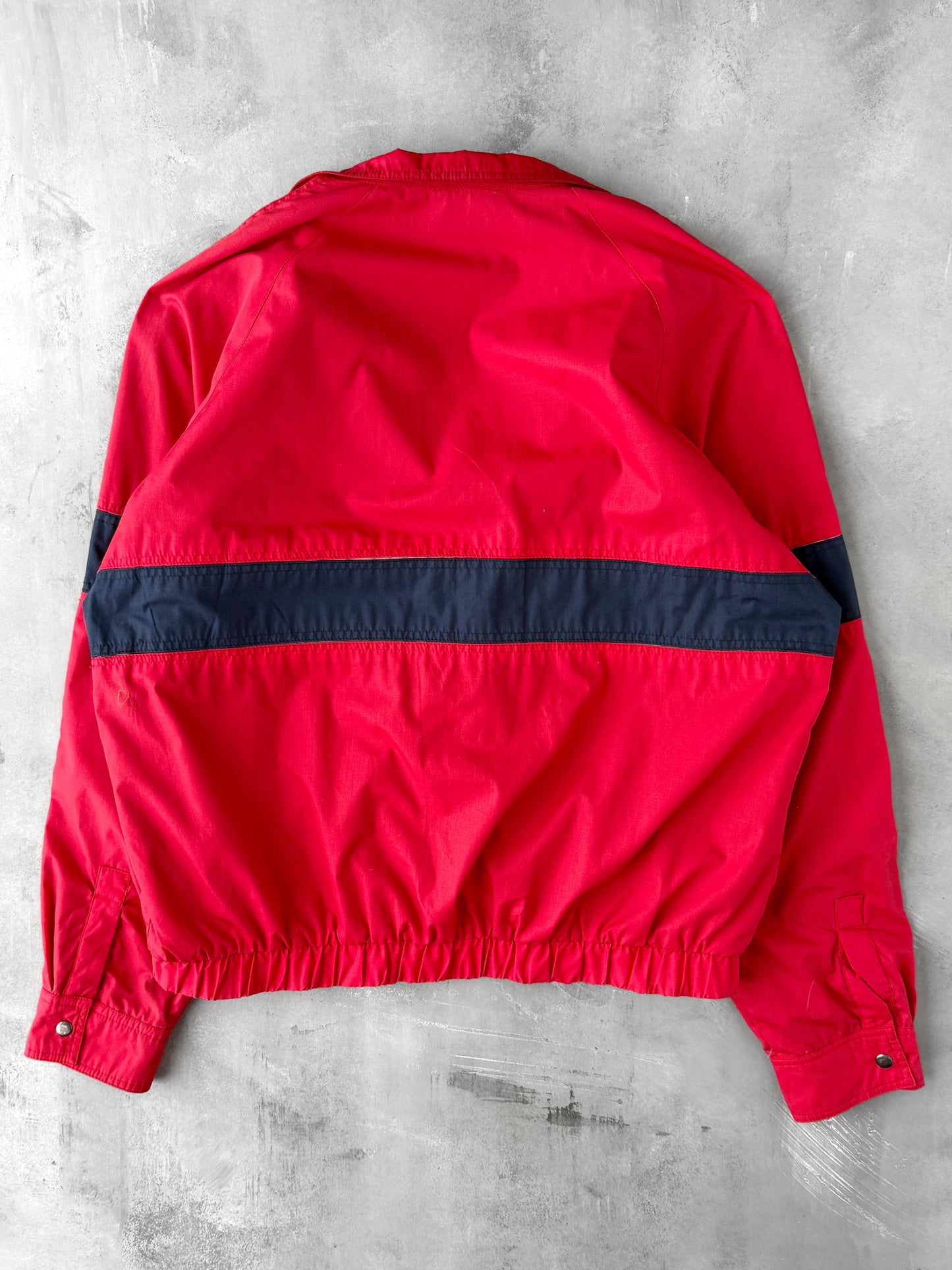 Izod Lacoste Soft Shell Bomber Jacket 80's - XL
