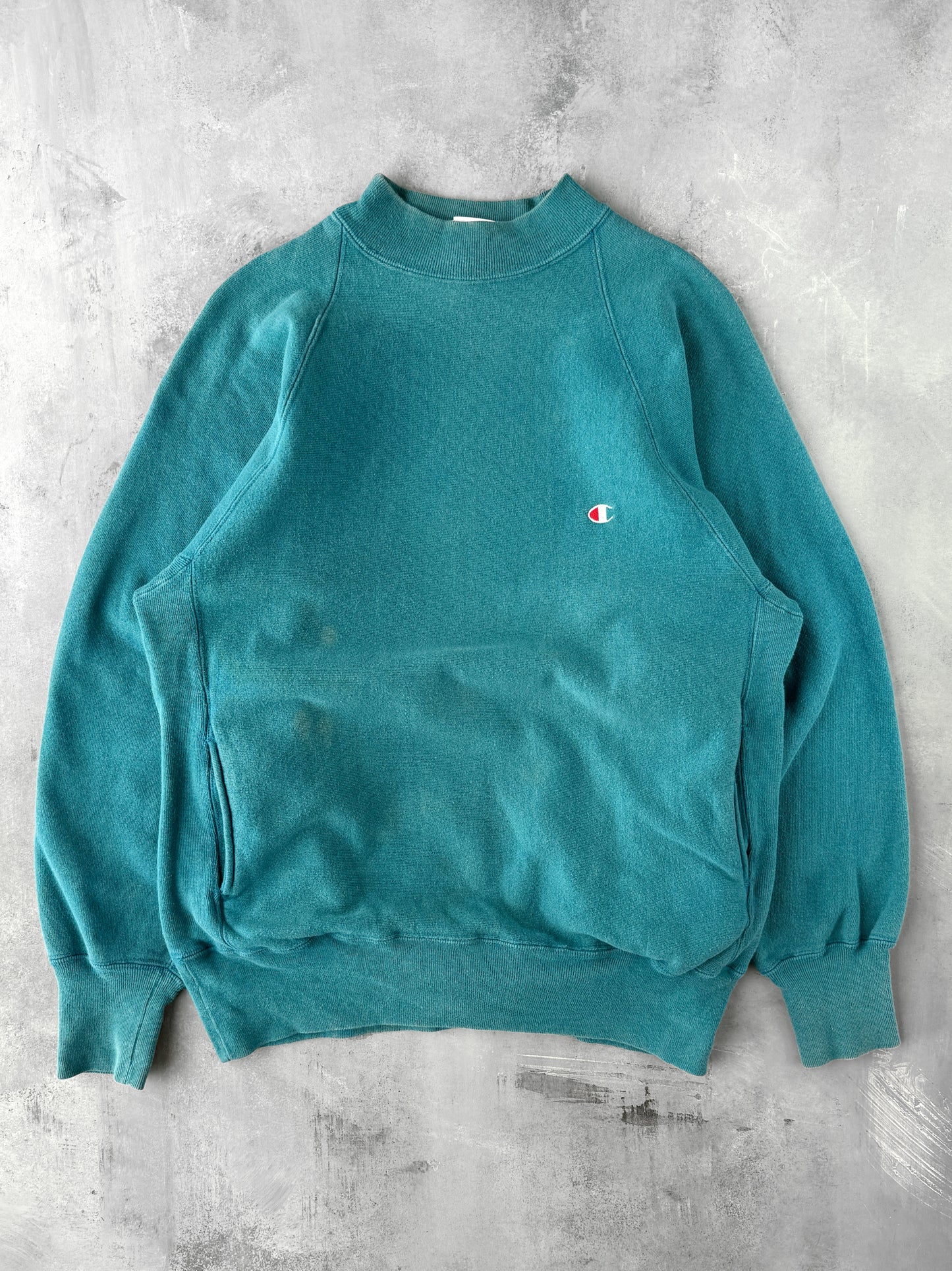 Champion Reverse Weave Raglan Sweatshirt 90's - Large