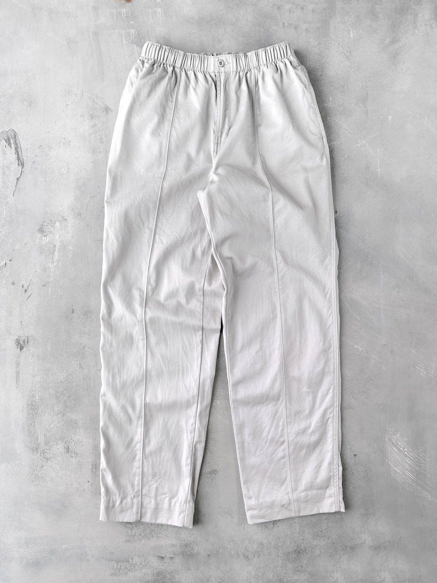 Nike Gray Twill Pants 80's - Small / Medium