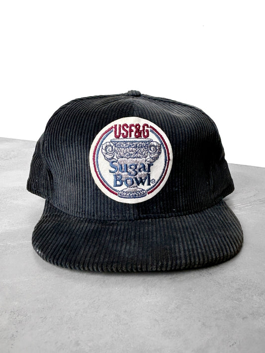 Sugar Bowl Corduroy Hat 80's
